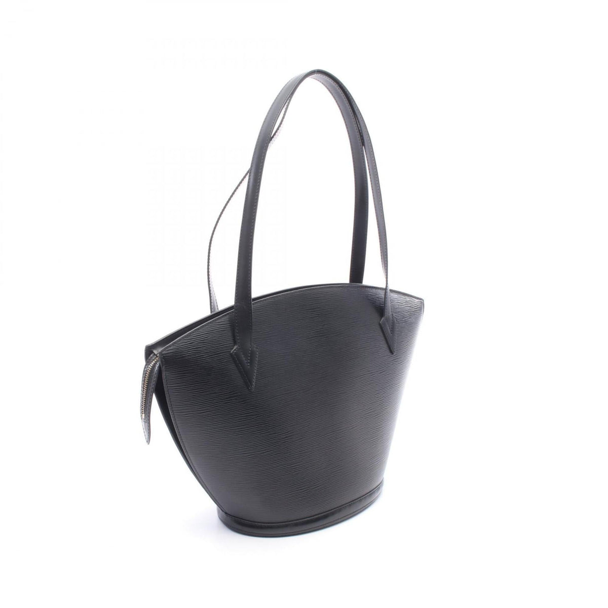 Louis Vuitton Black Noir Leather Handbag Shoulder Bag (Pre-Owned)