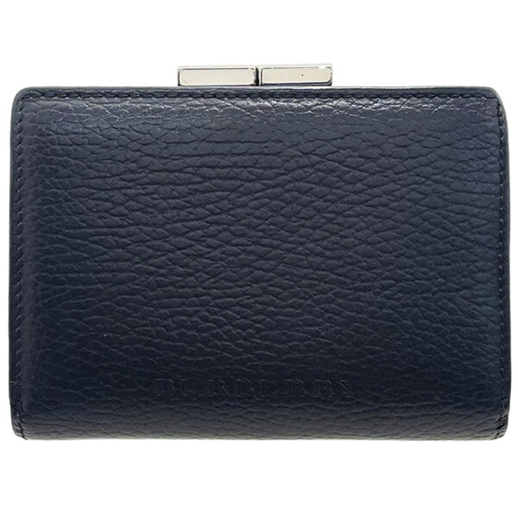 Burberry Dark Brown Leather Wallet (Bi-Fold) (Pre-Owned)