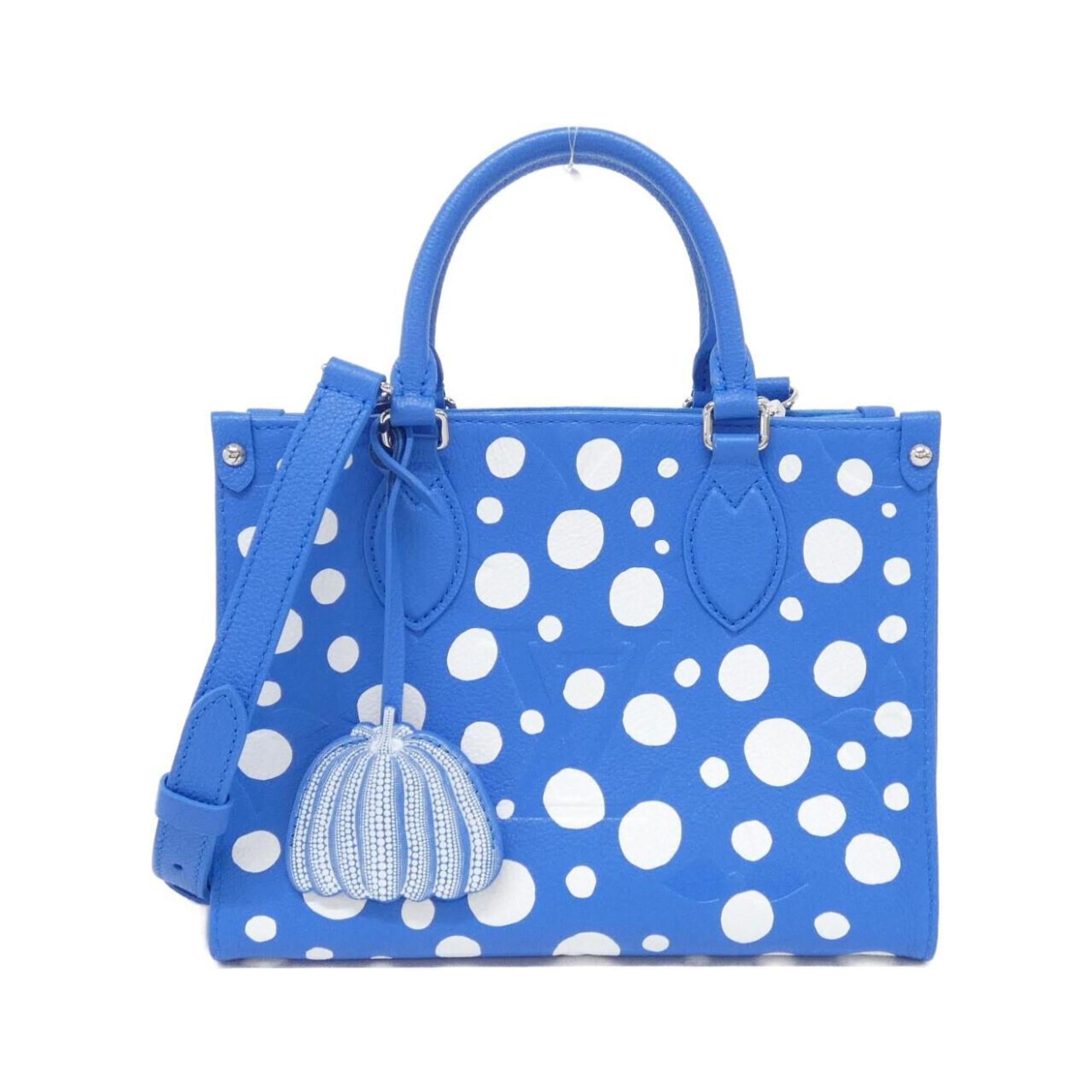 Louis Vuitton Monogram Empreinte Blue Leather Tote Bag (Pre-Owned)