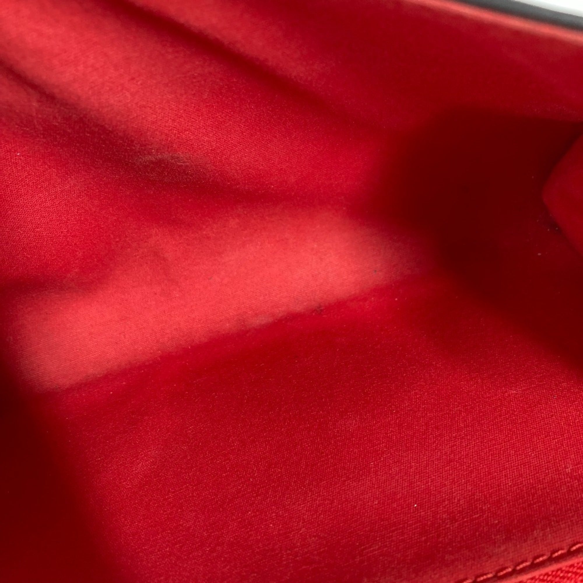 Louis Vuitton Epi Coquelicots Red Color Epi Leather Clutch Bag Handbag Shoulder Bag (Pre-Owned)