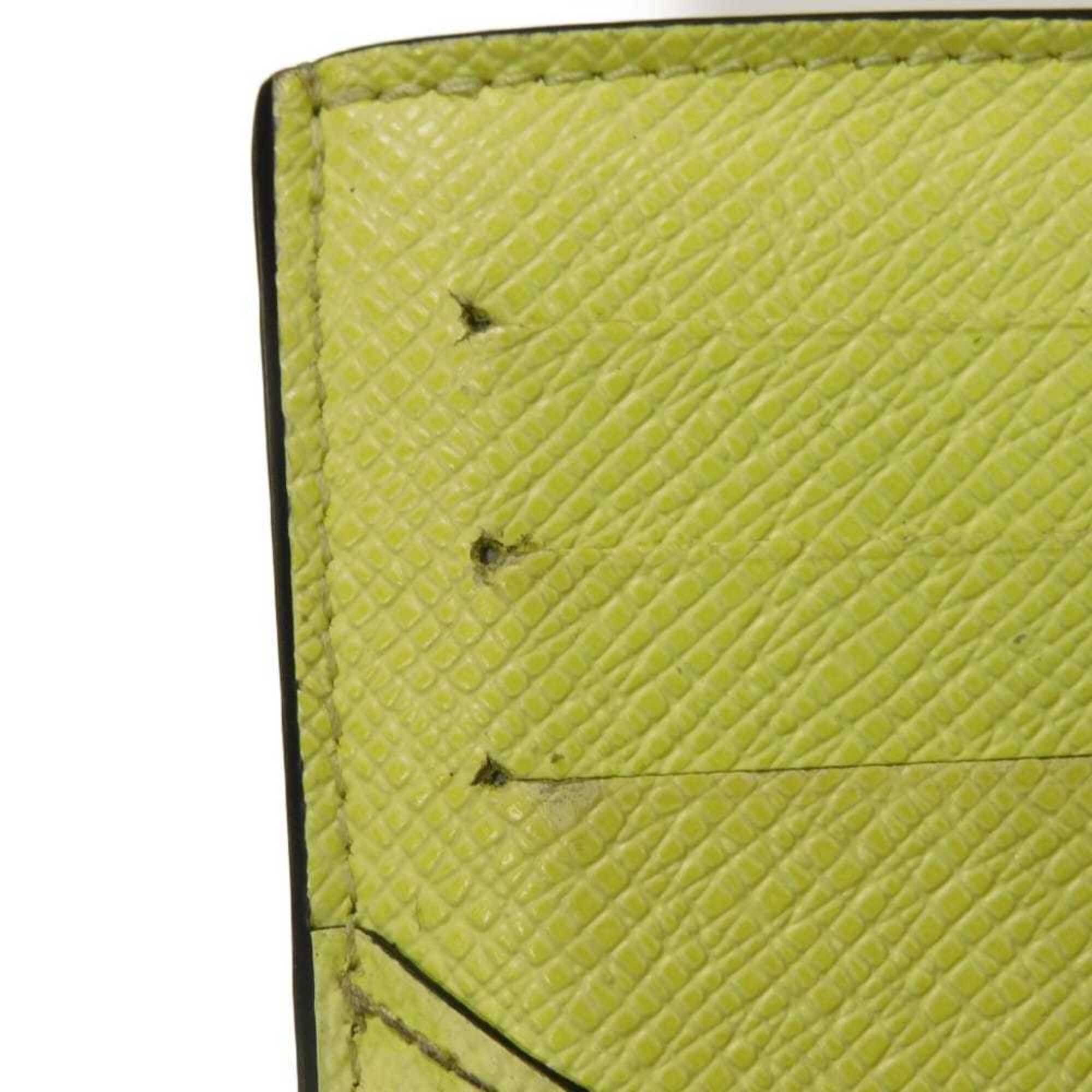 Louis Vuitton Yellow Taigarama Coin Purse/Coin Case (Pre-Owned)
