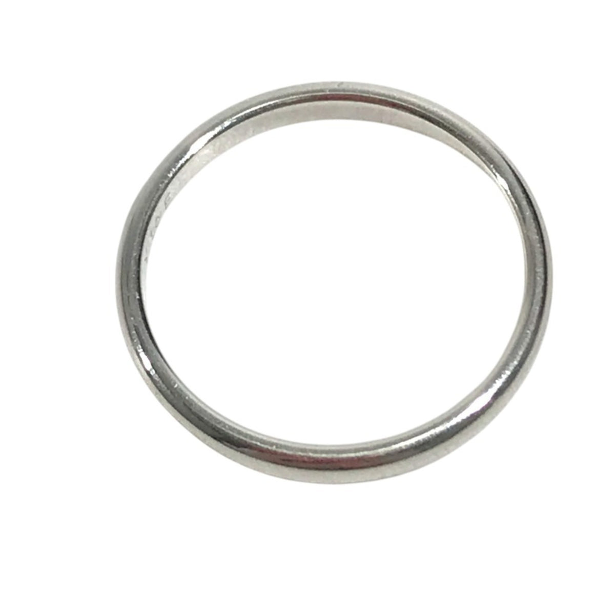 Tiffany Silver Platinum 950 Band Ring (Pre-Owned)