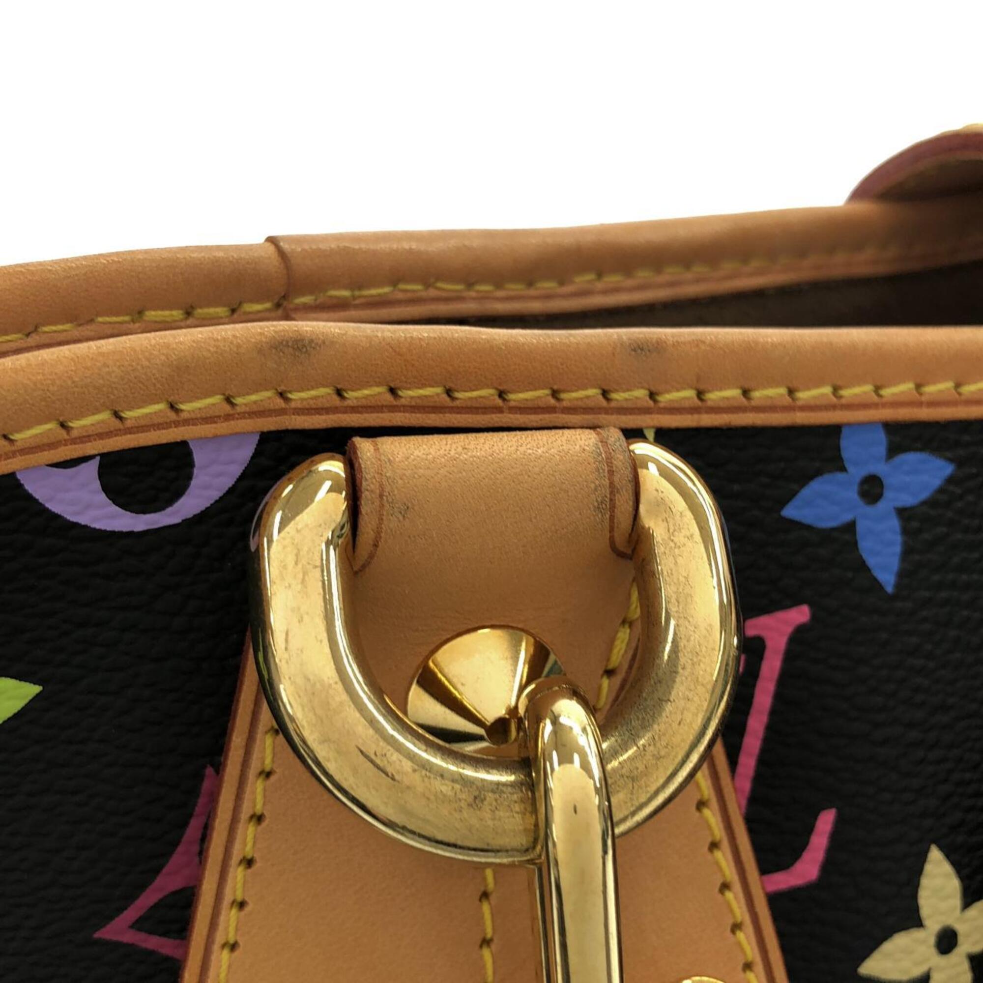 Louis Vuitton Black Multi-Color Coated Canvas Handbag (Pre-Owned)