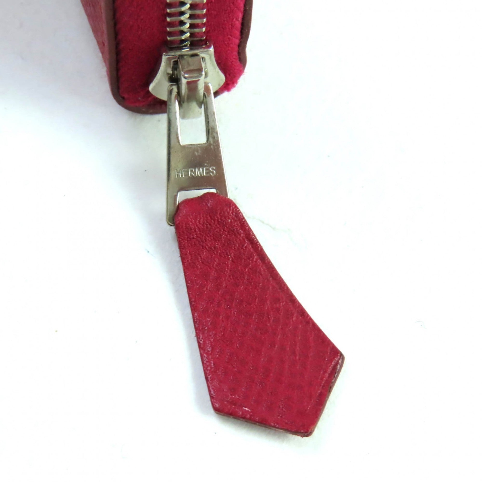 Hermes Ruby Epsom Leather Long Wallet (Bi-Fold) (Pre-Owned)