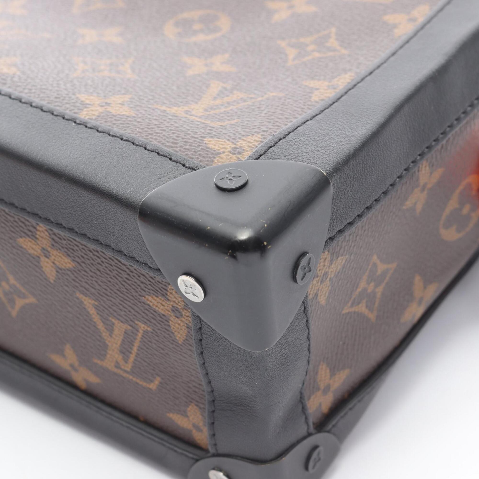 Louis Vuitton Black Brown Monogram Monogram Handbag Shoulder Bag (Pre-Owned)