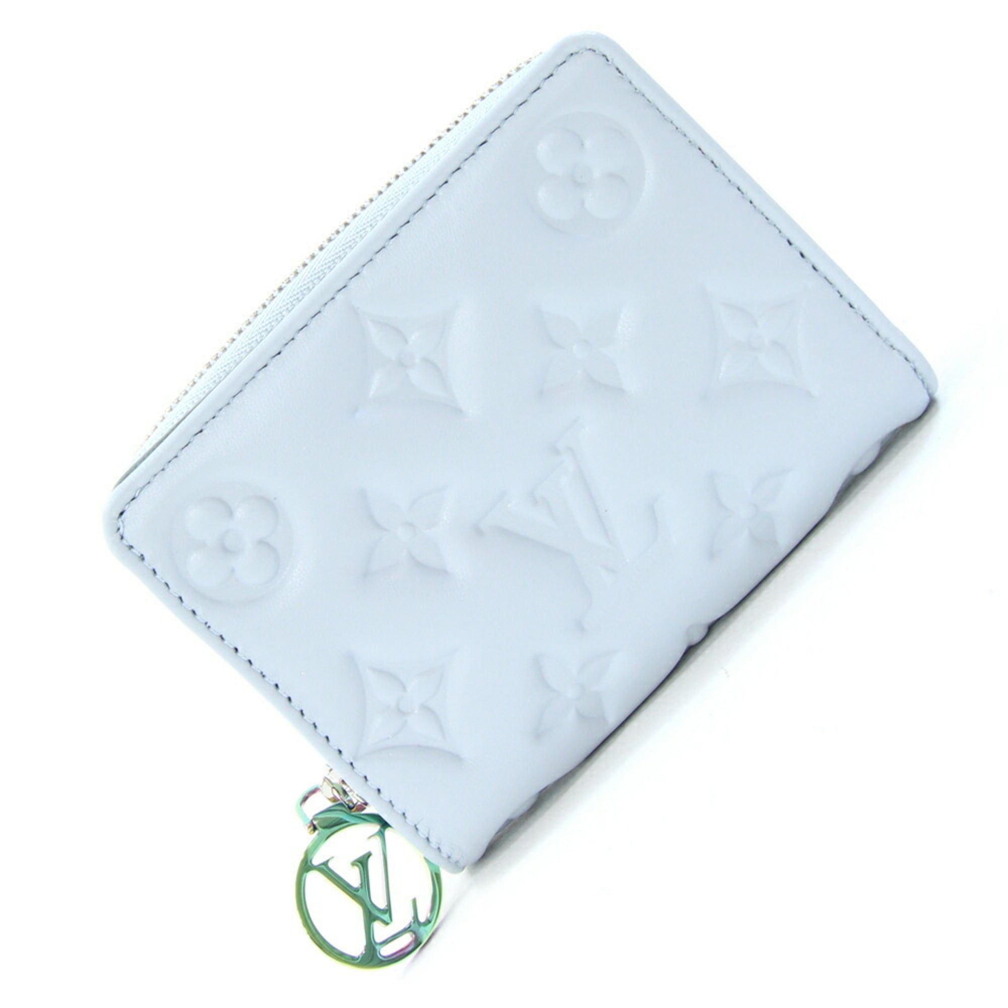 Louis Vuitton Monogram Light Blue Wallet (Bi-Fold) (Pre-Owned)
