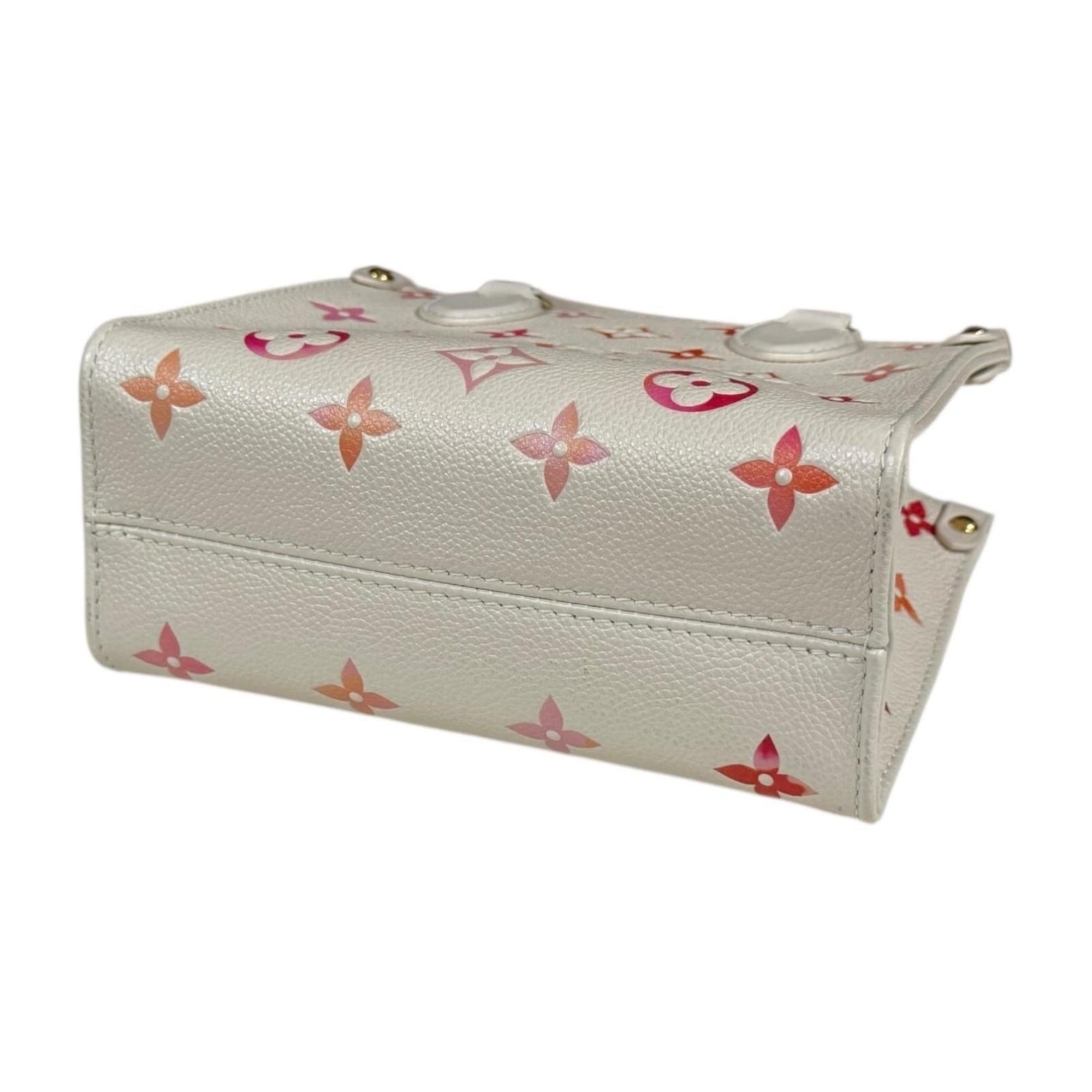 Louis Vuitton Orange Pink White Monogram Empreinte Shoulder Bag (Pre-Owned)