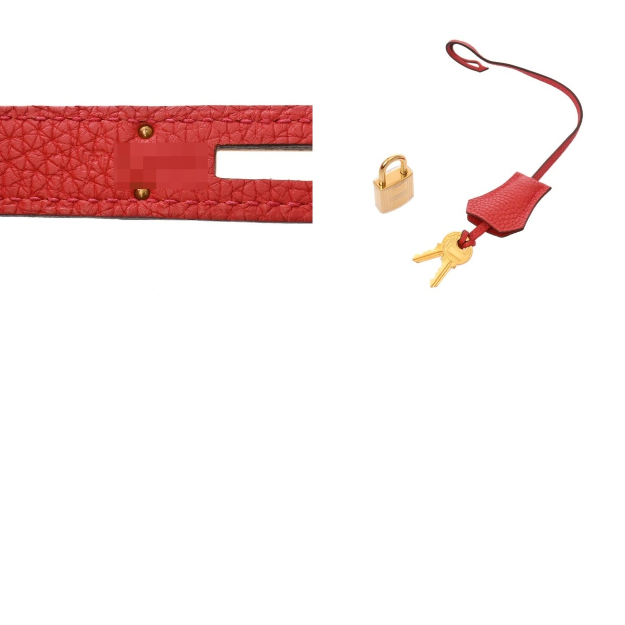 Hermes Gold Togo Leather Handbag (Pre-Owned)