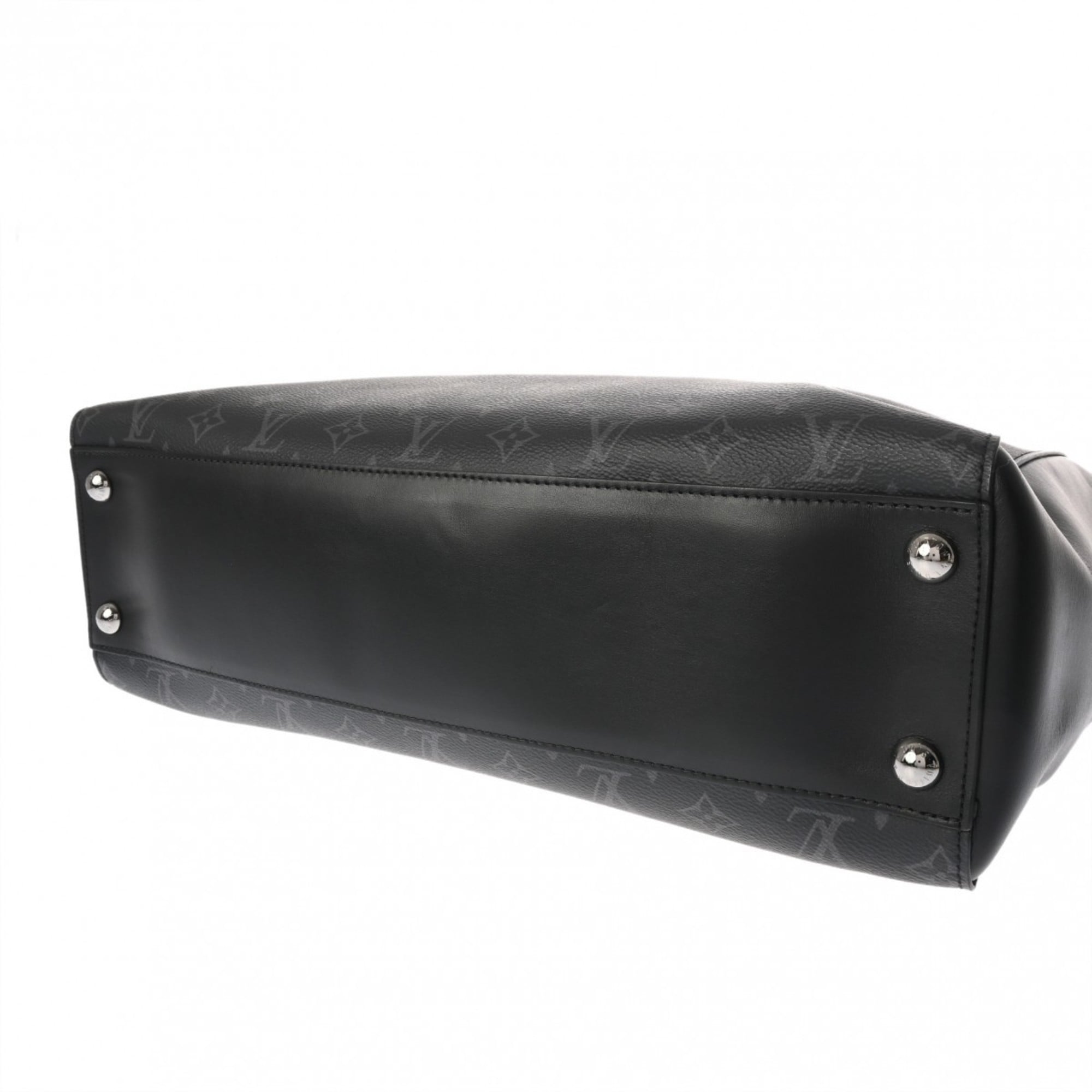 Louis Vuitton Black Gray Monogram Eclipse Monogram Eclipse Tote Bag (Pre-Owned)