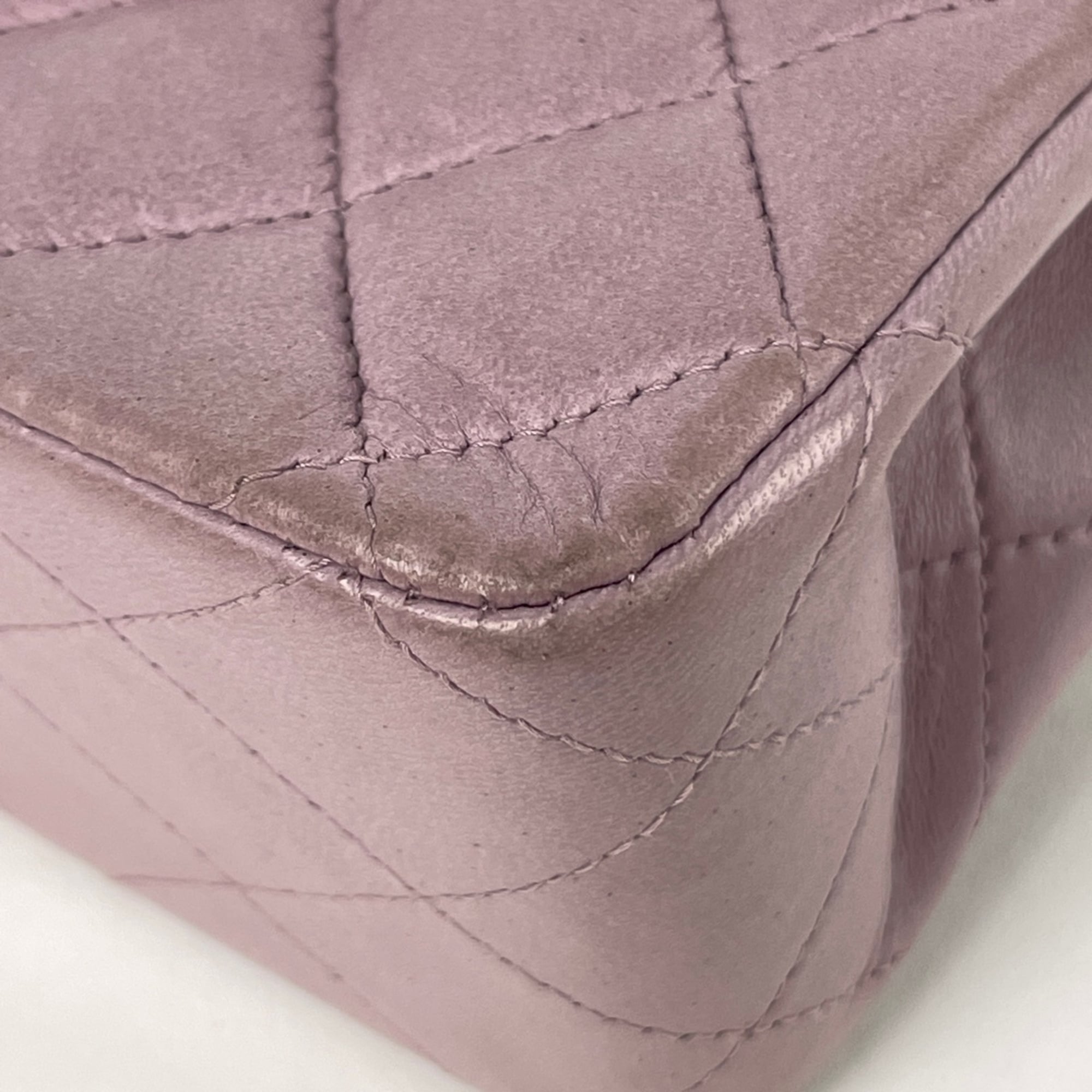 Chanel Purple Leather Shoulder Bag (Pre-Owned)