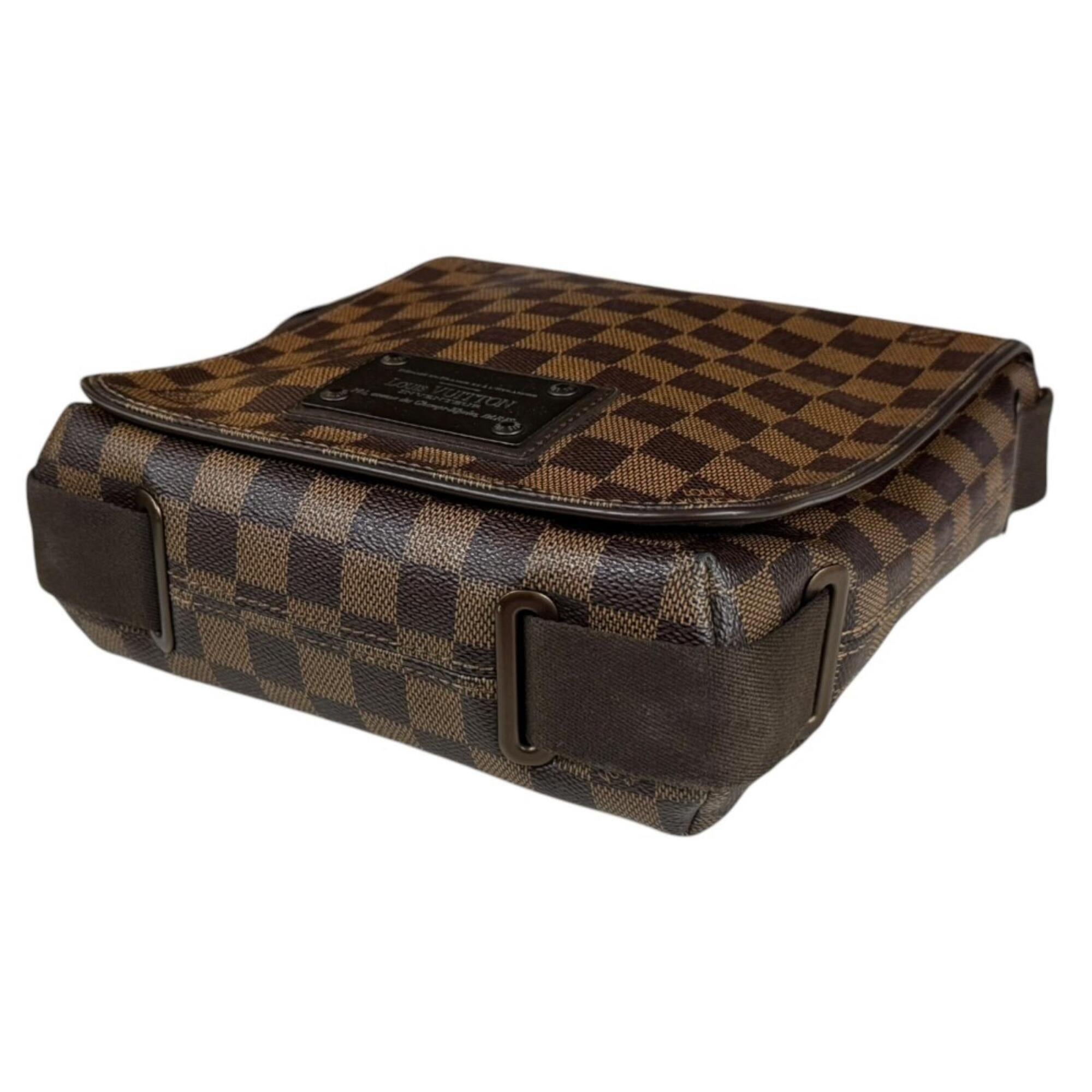 Louis Vuitton Damier Brown Damier Canvas Handbag Shoulder Bag (Pre-Owned)