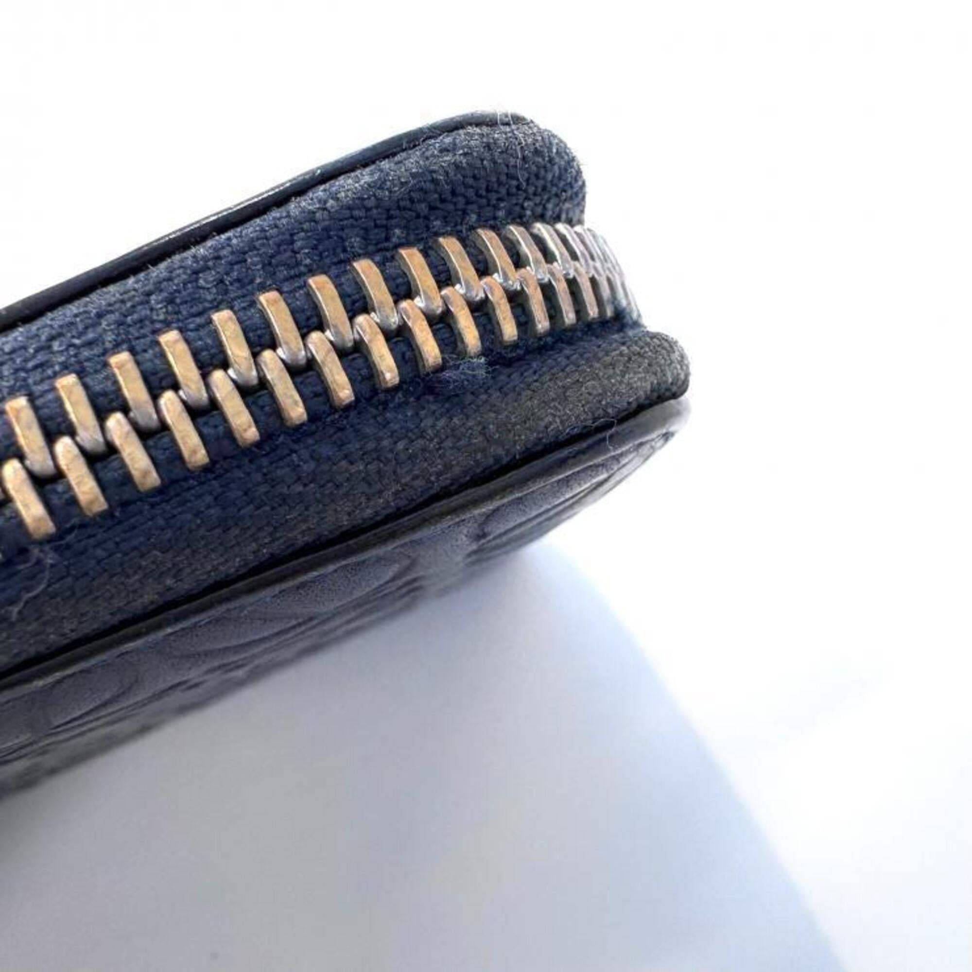 Loewe Navy Long Wallet (Bi-Fold) (Pre-Owned)