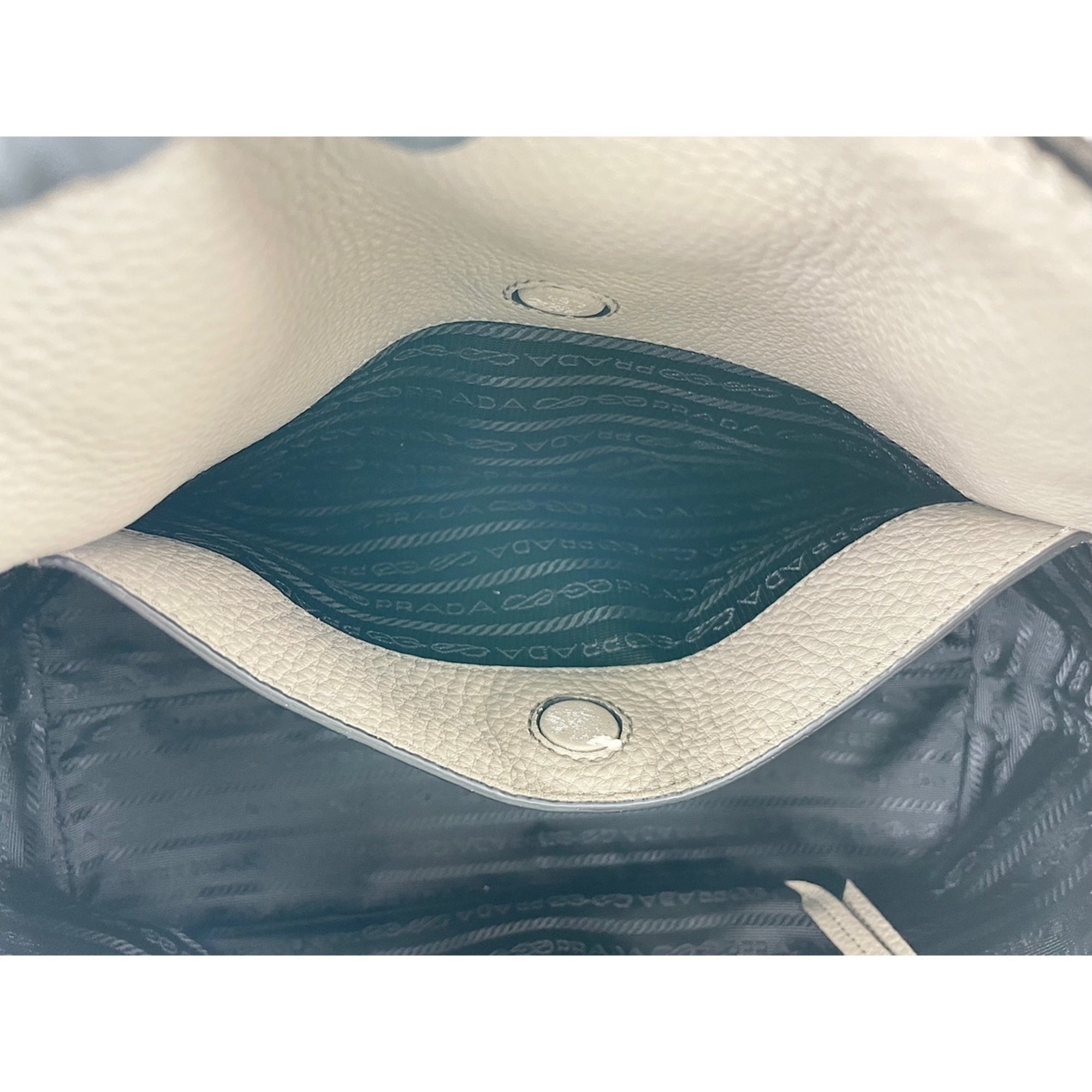 Prada Gray Handbag (Pre-Owned)