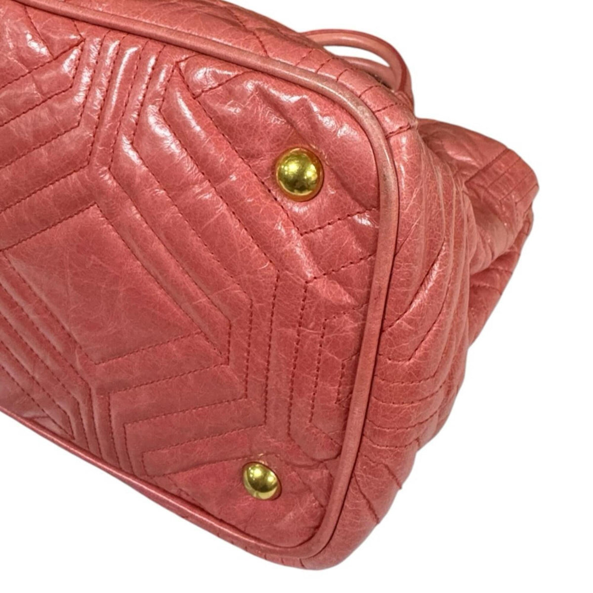 Miu Miu Pink Leather Shoulder Bag (Pre-Owned)