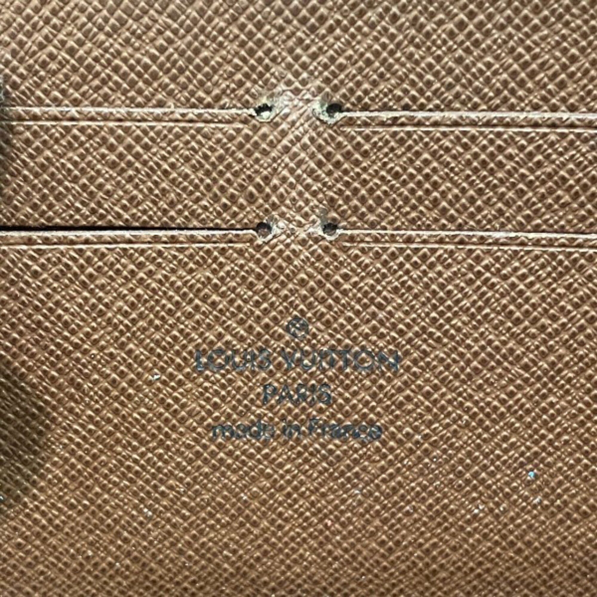 Louis Vuitton Brown Monogram Long Wallet (Bi-Fold) (Pre-Owned)