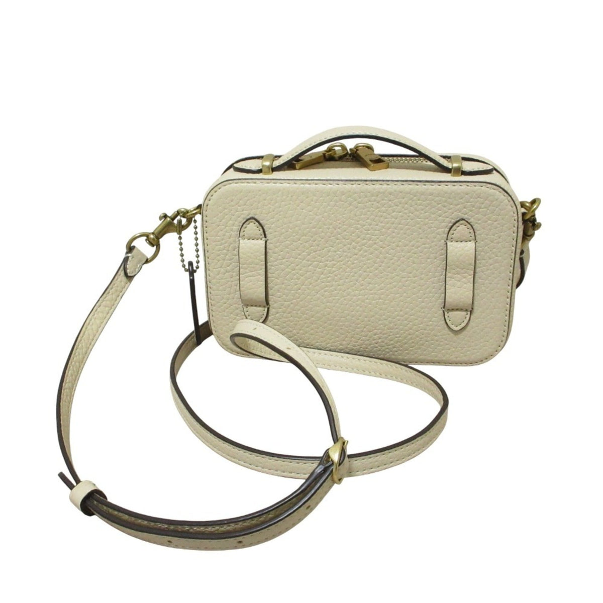 Coach Ivory Ivory Handbag Shoulder Bag (Pre-Owned)