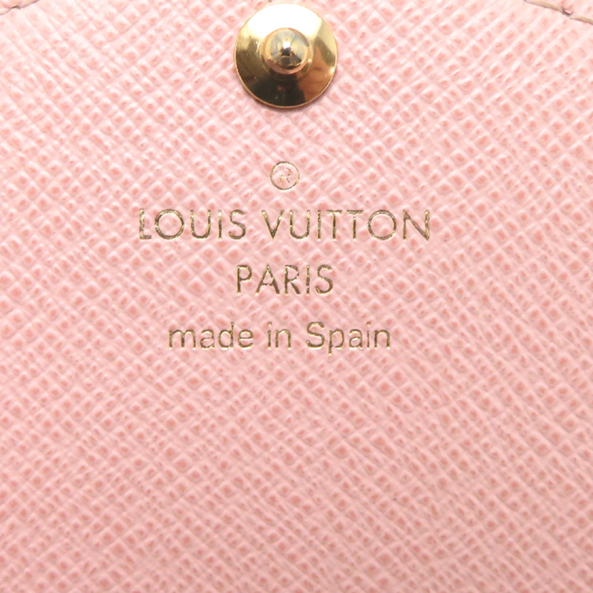 Louis Vuitton Rose Ballerine Damier Canvas Long Wallet (Bi-Fold) (Pre-Owned)