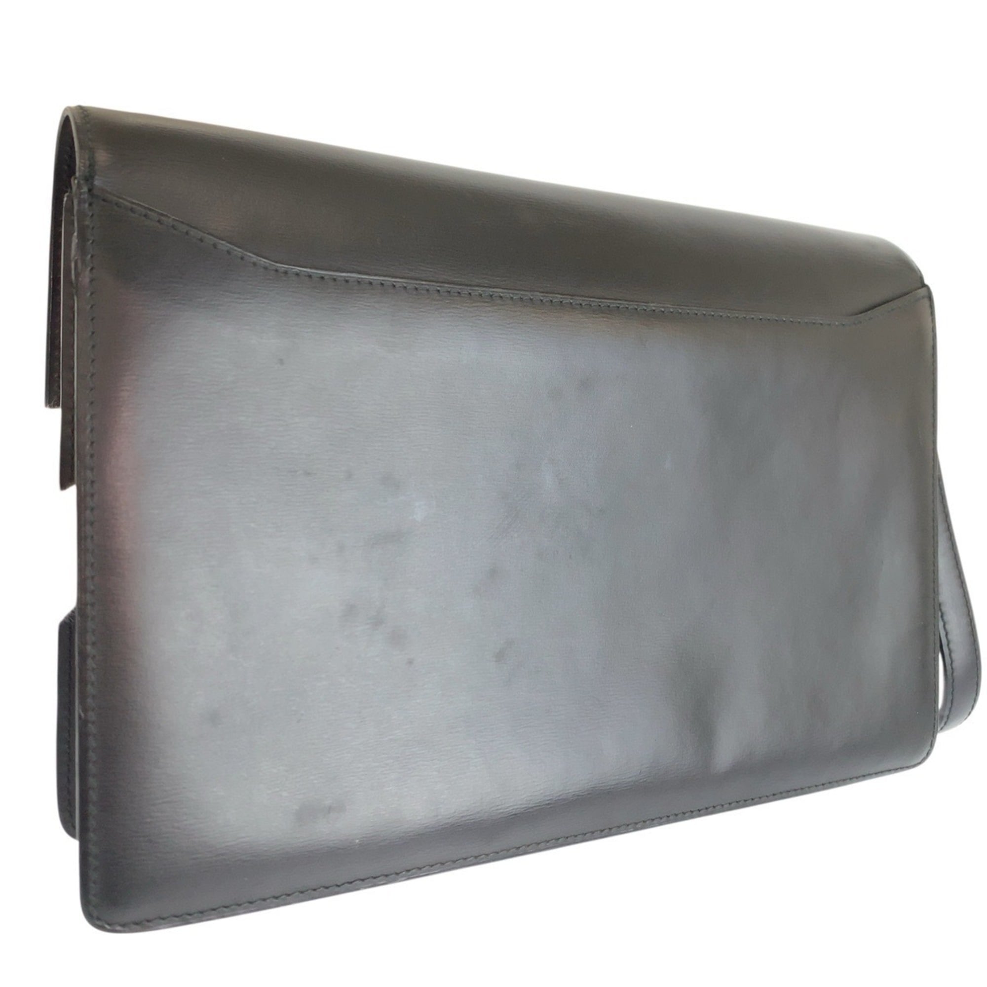 Cartier Black Leather Clutch Bag (Pre-Owned)