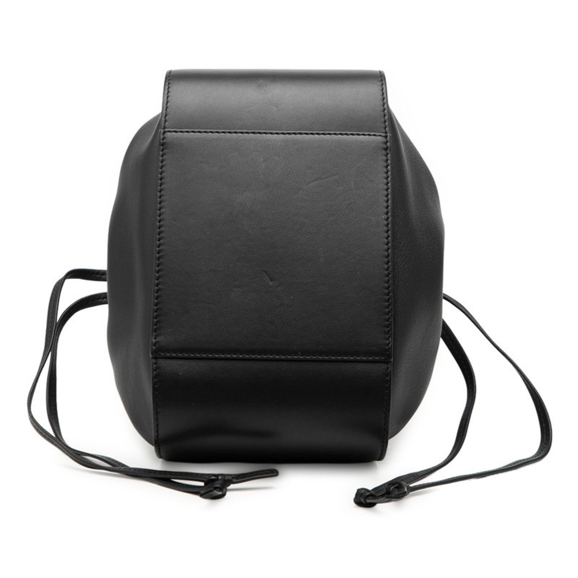 Loewe Hammock Black Leather Handbag Shoulder Bag (Pre-Owned)