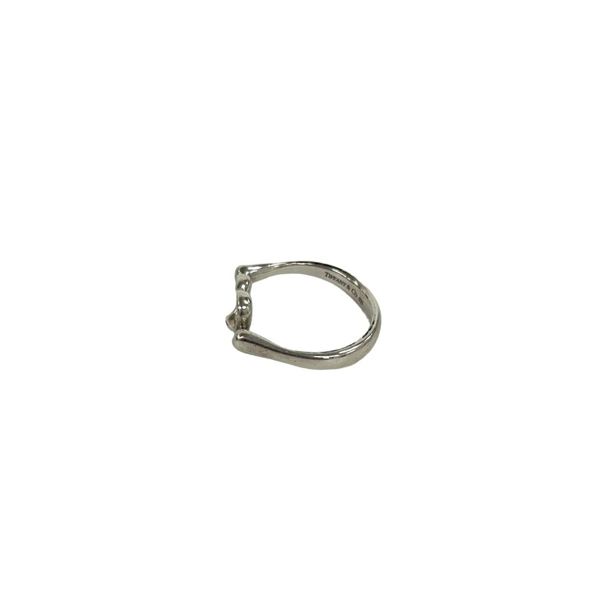 Tiffany Silver Silver 925 Band Ring (Pre-Owned)