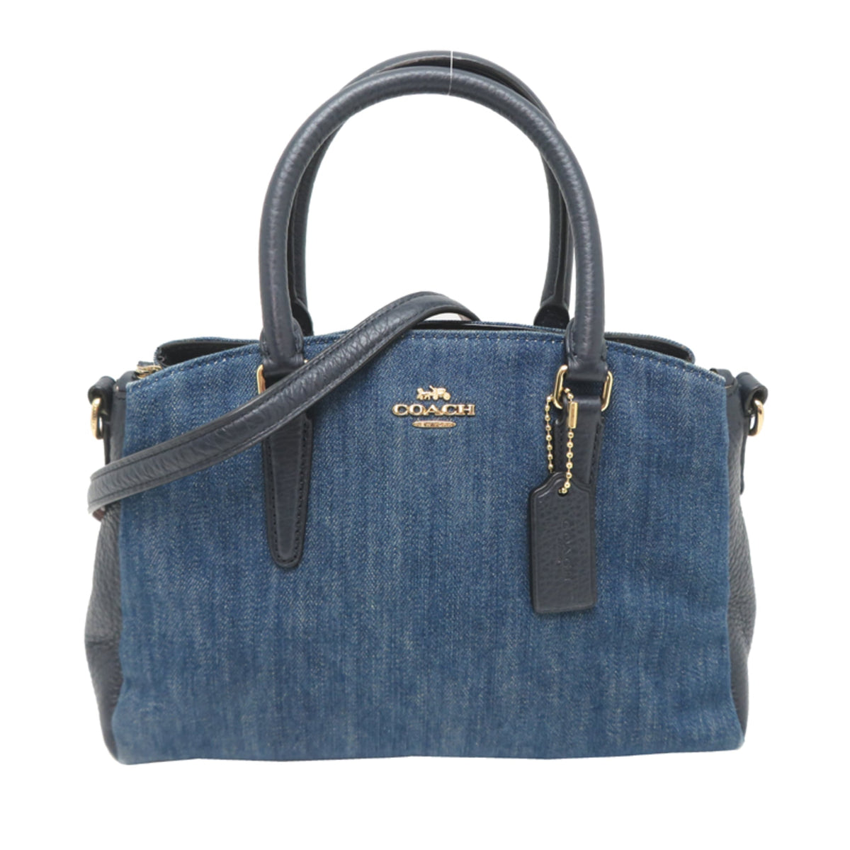 Coach Blue Denim Handbag (Pre-Owned)