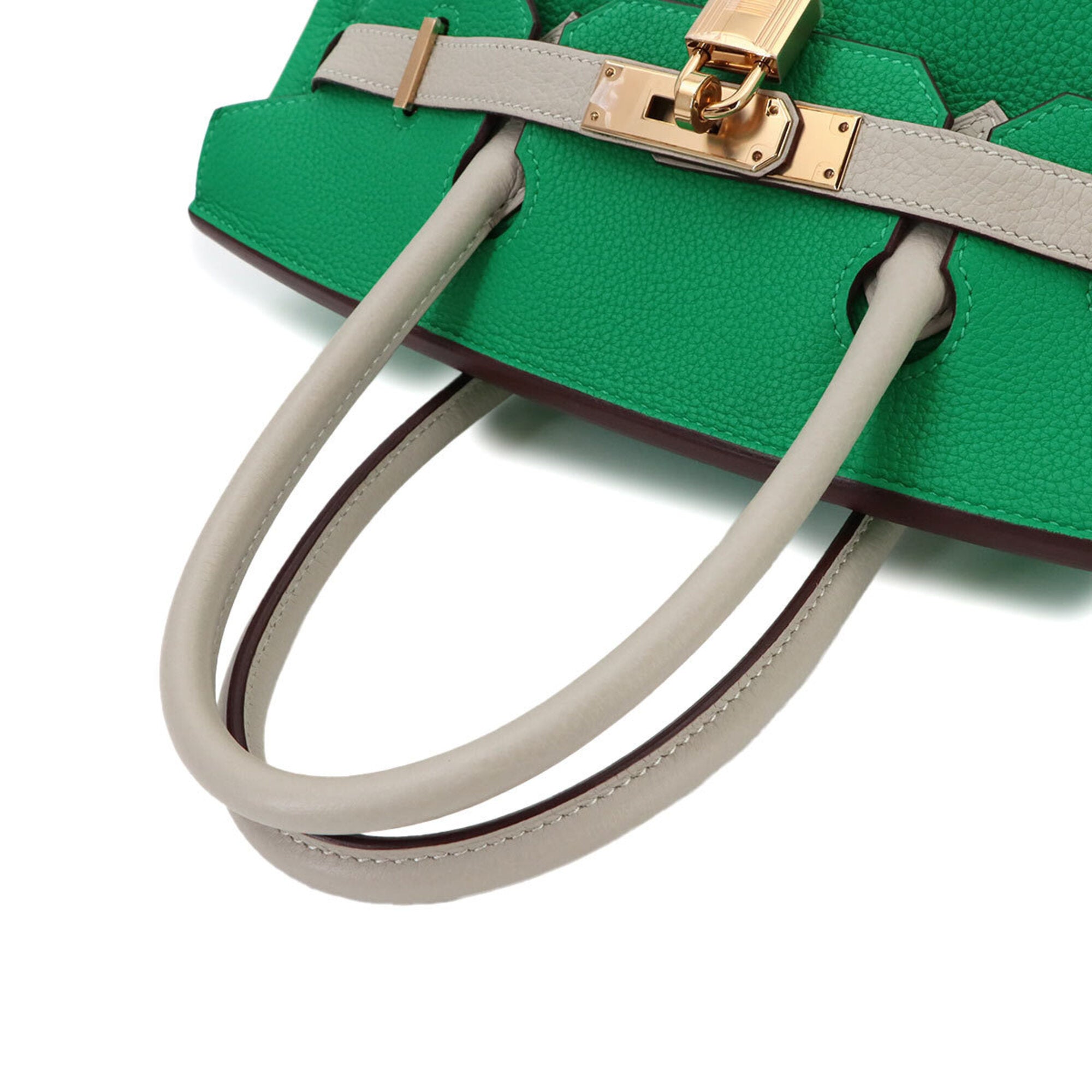 Hermes Mint Green Togo Leather Handbag (Pre-Owned)