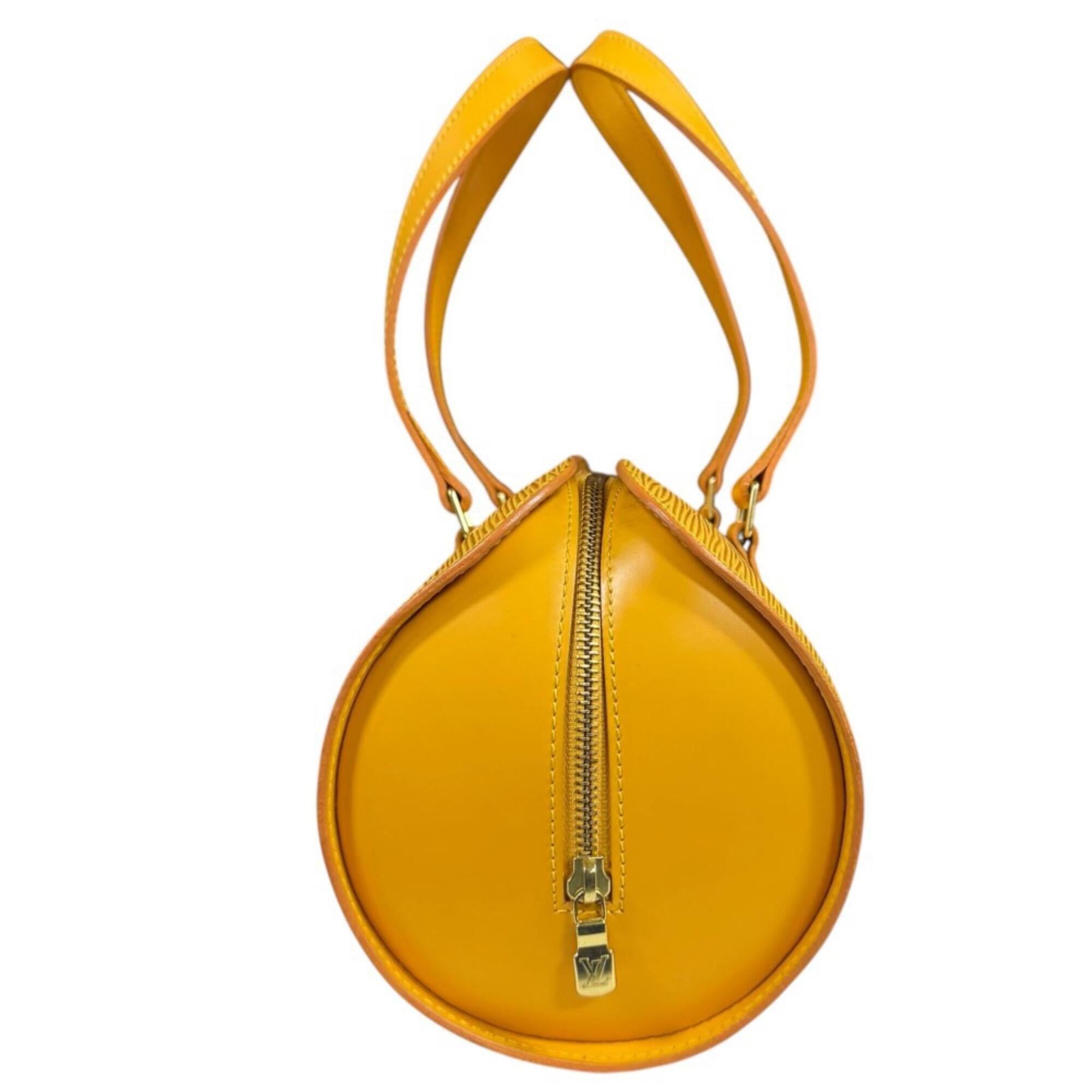 Louis Vuitton Yellow Epi Leather Handbag (Pre-Owned)