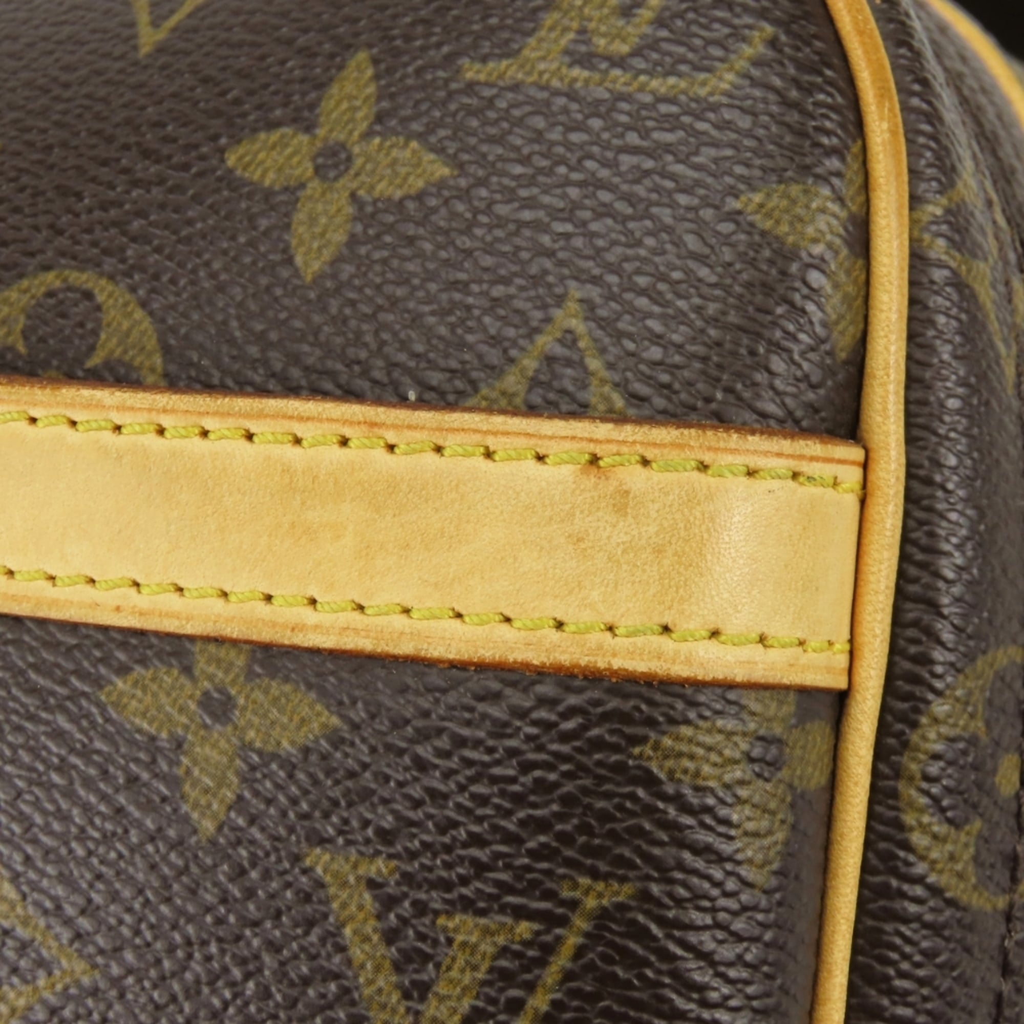 Louis Vuitton Brown Monogram Leather Shoulder Bag (Pre-Owned)