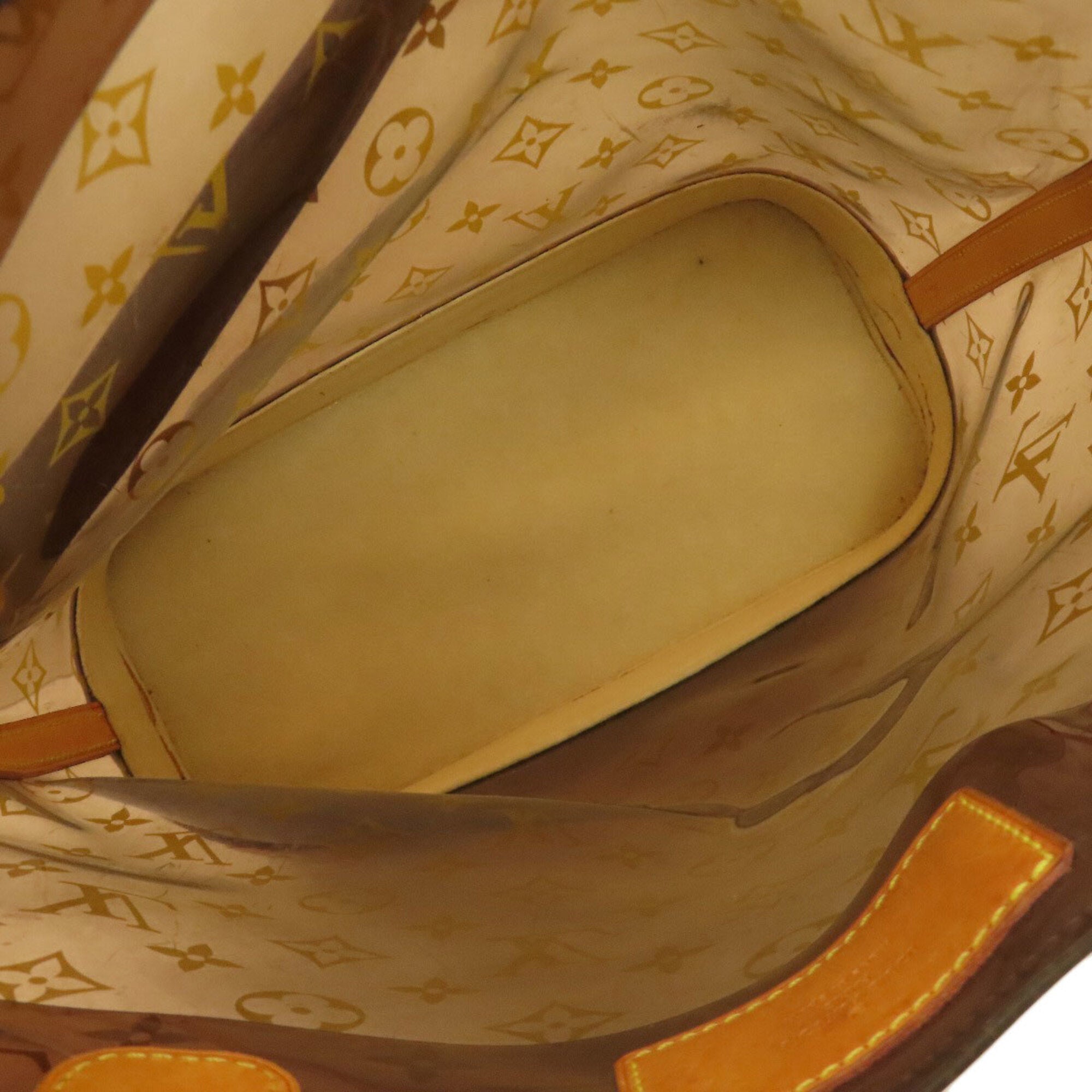 Louis Vuitton Brown Vinyl Tote Bag (Pre-Owned)