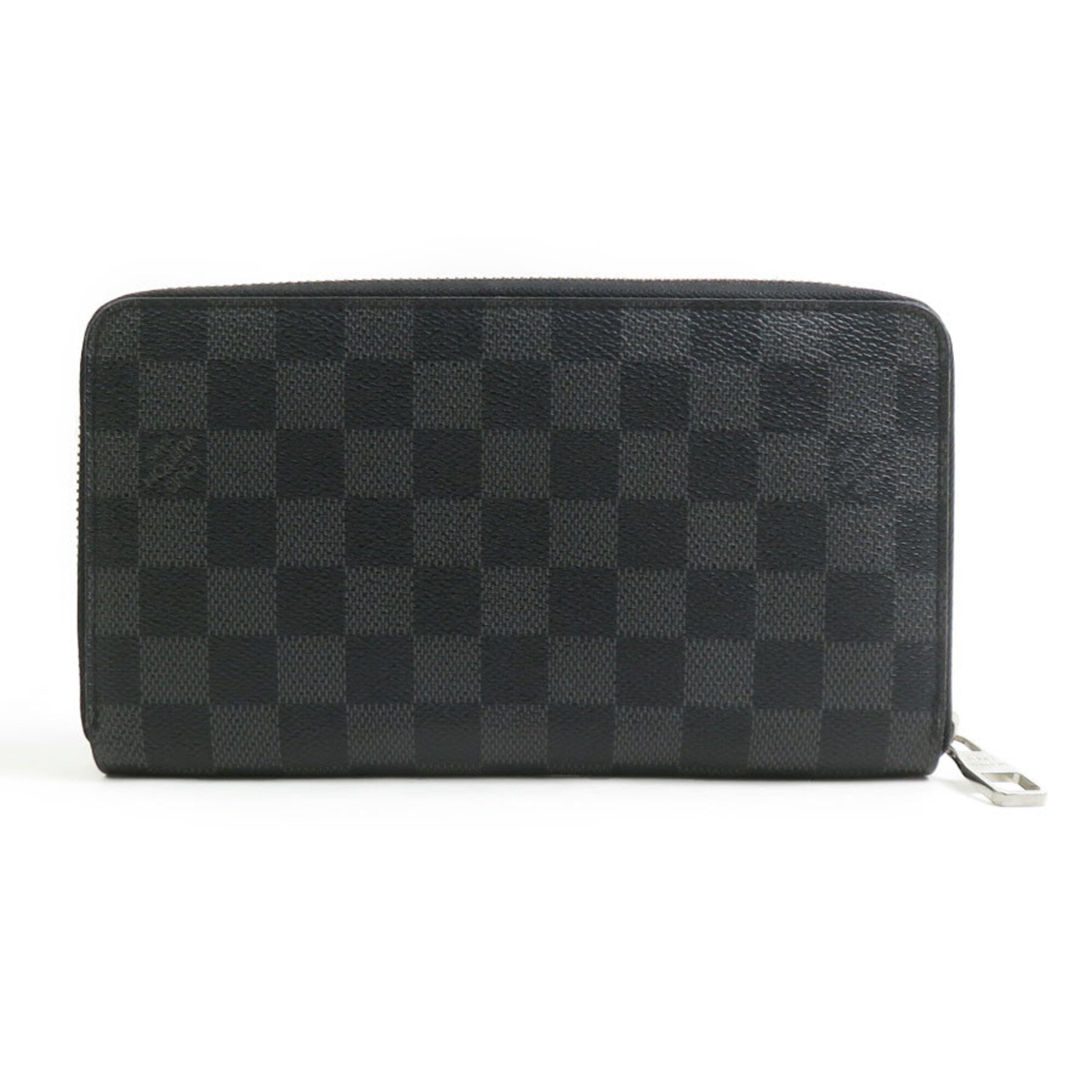 Louis Vuitton Black Damier Graphite Damier Graphite Long Wallet (Bi-Fold) (Pre-Owned)