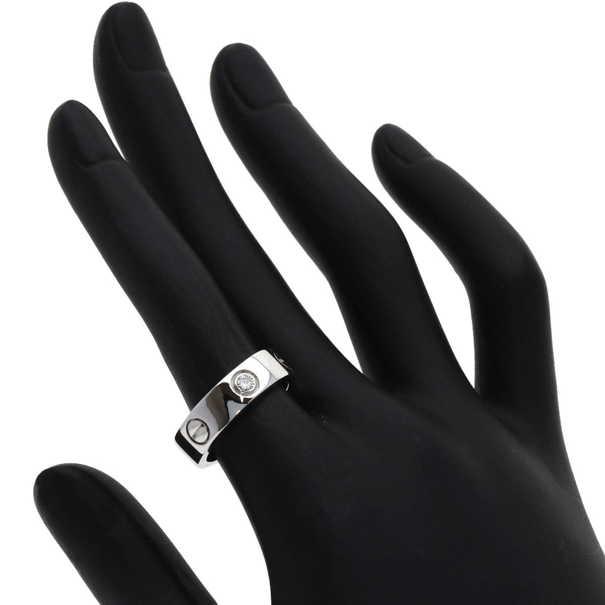 Cartier Love White Gold (18K) Band Ring (Pre-Owned)