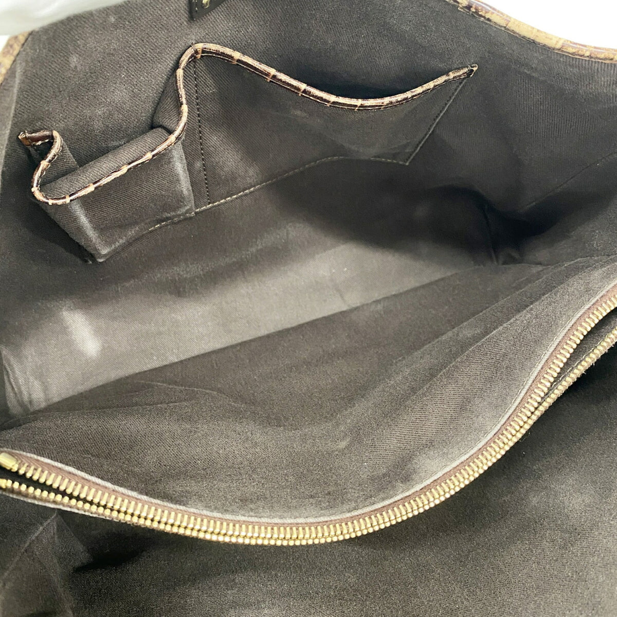 Celine Brown Nylon Canvas Tote Bag (Pre-Owned)
