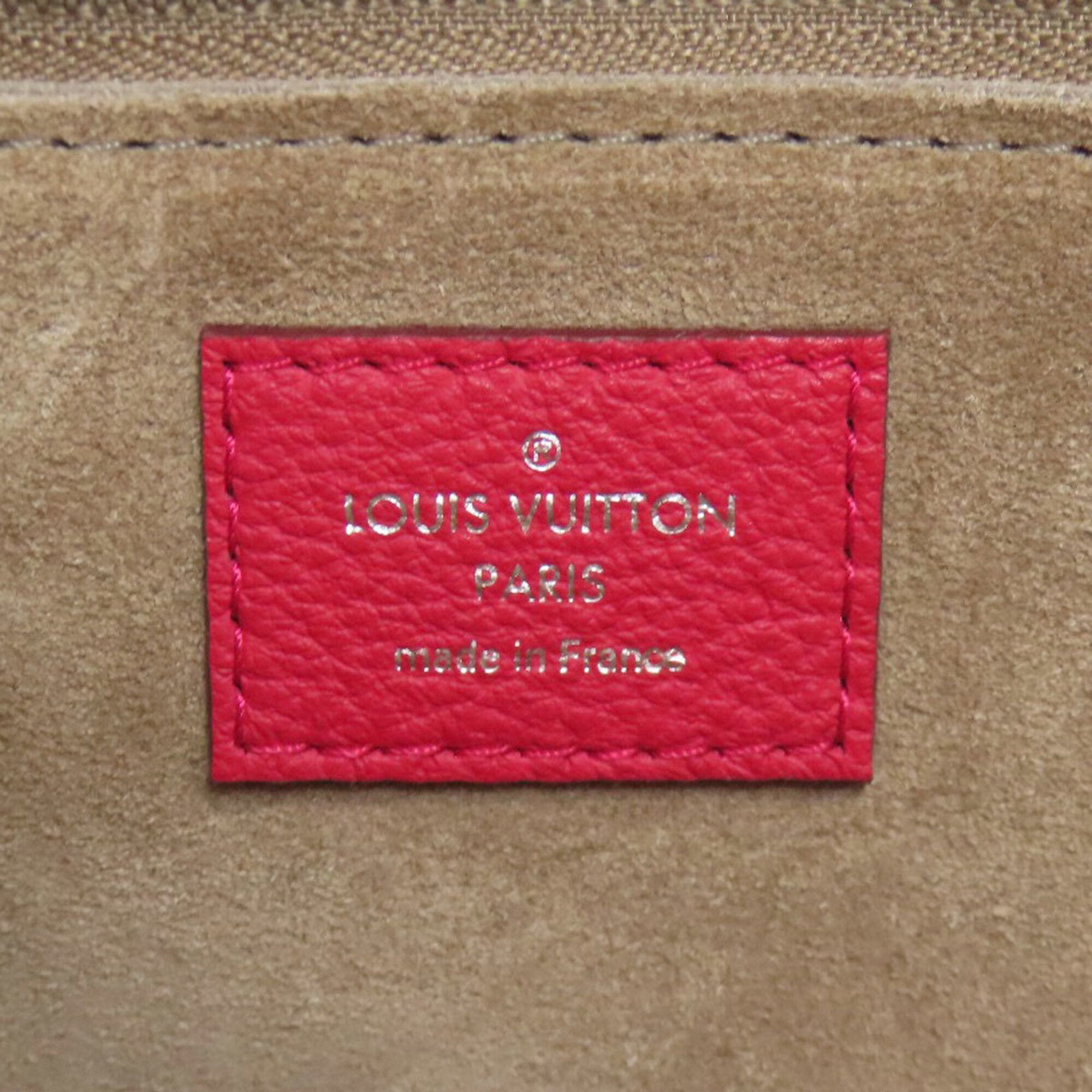 Louis Vuitton Red Color Tote Bag (Pre-Owned)