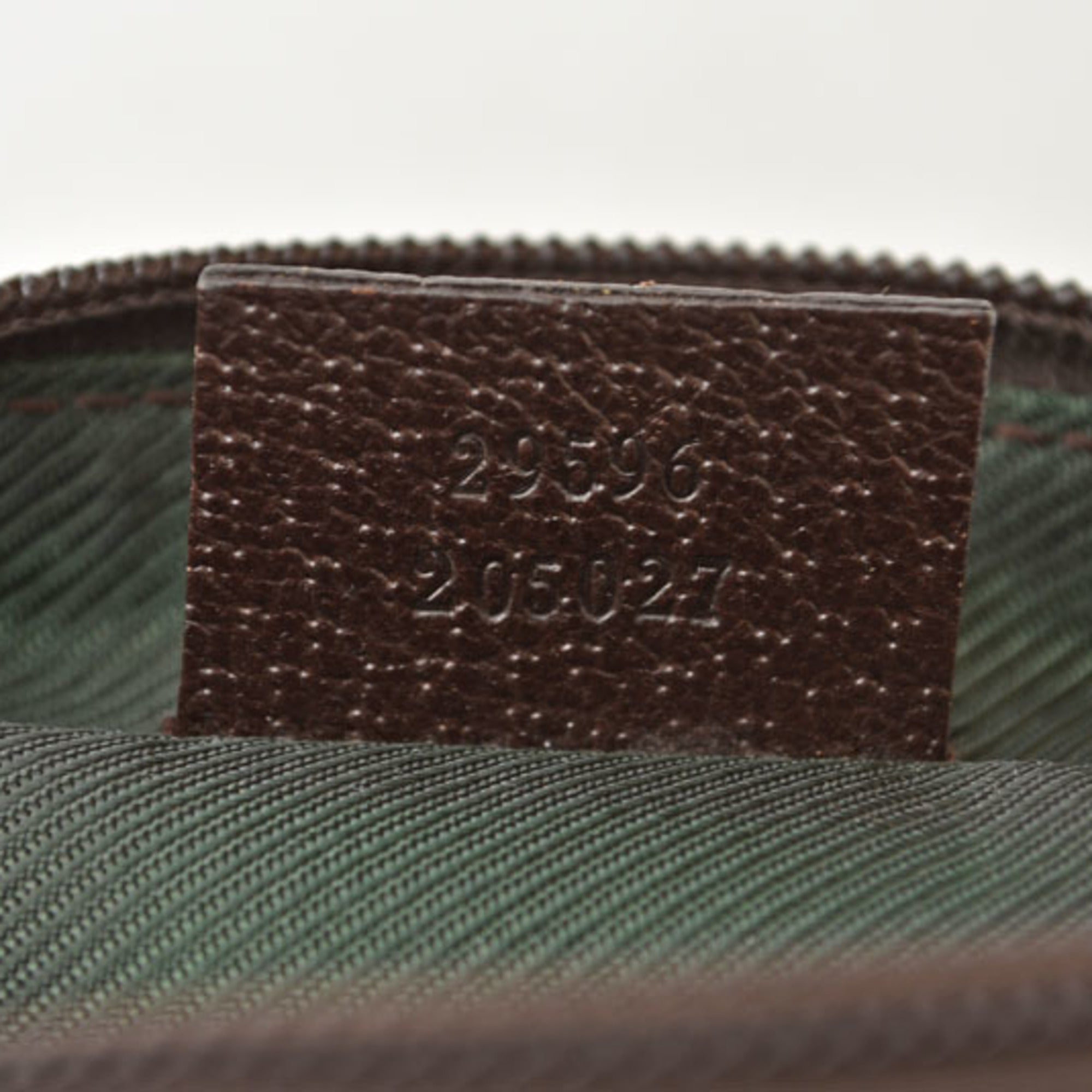 Gucci Gg Canvas Beige Brown Gg Canvas Pouch (Pre-Owned)