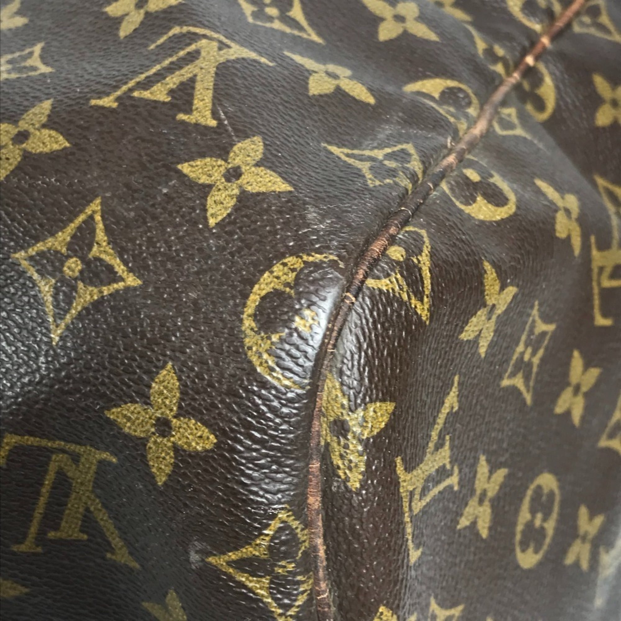 Louis Vuitton Brown Monogram Monogram Boston Bag Handbag (Pre-Owned)