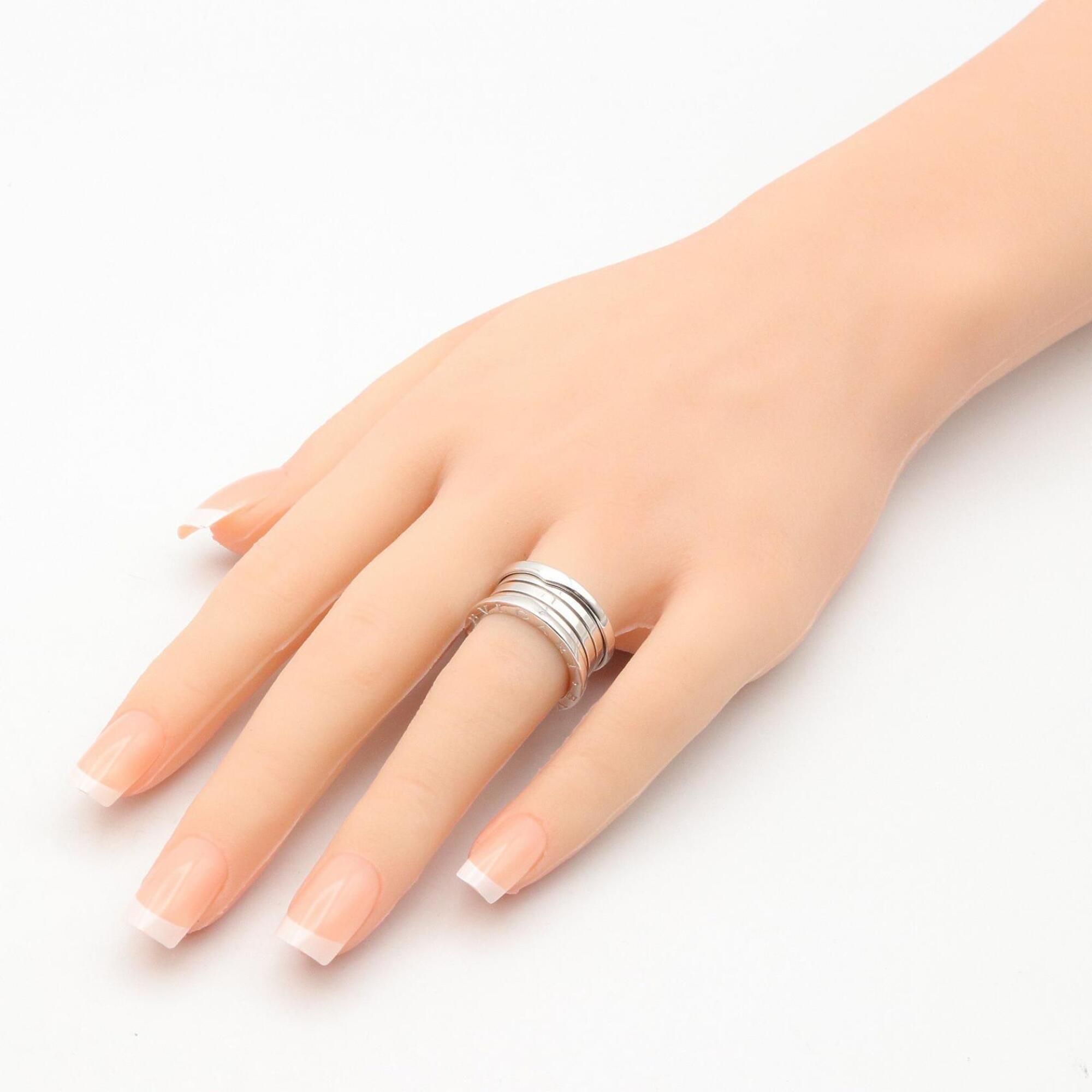 Bvlgari Silver White Gold (18K) Band Ring (Pre-Owned)