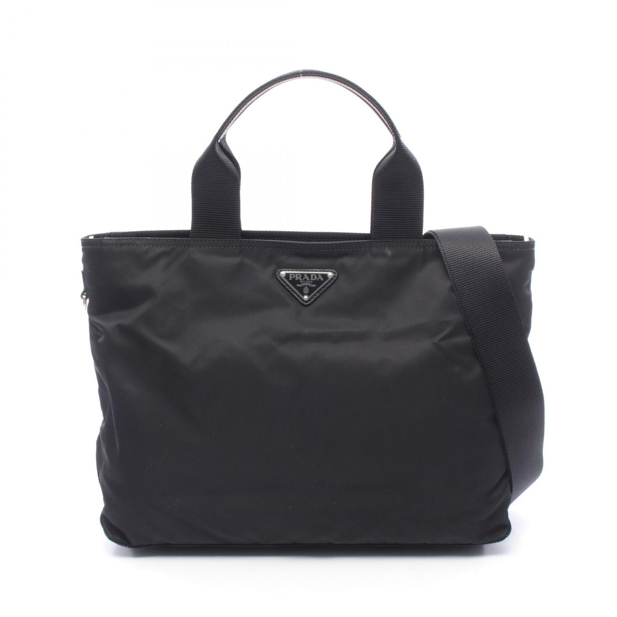 Prada Black Nylon Handbag (Pre-Owned)