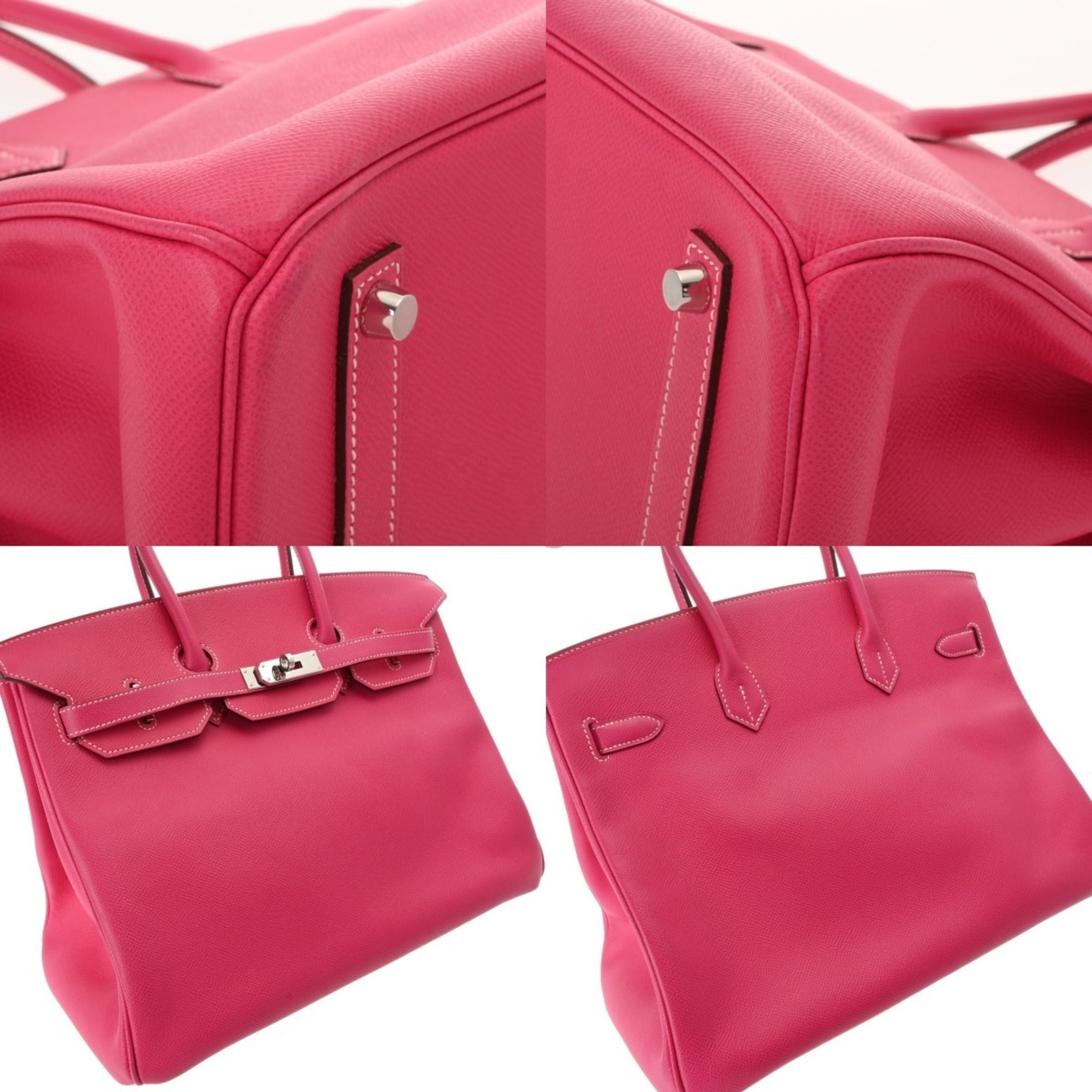 Hermes Birkin Rose Tyrien Leather Handbag (Pre-Owned)