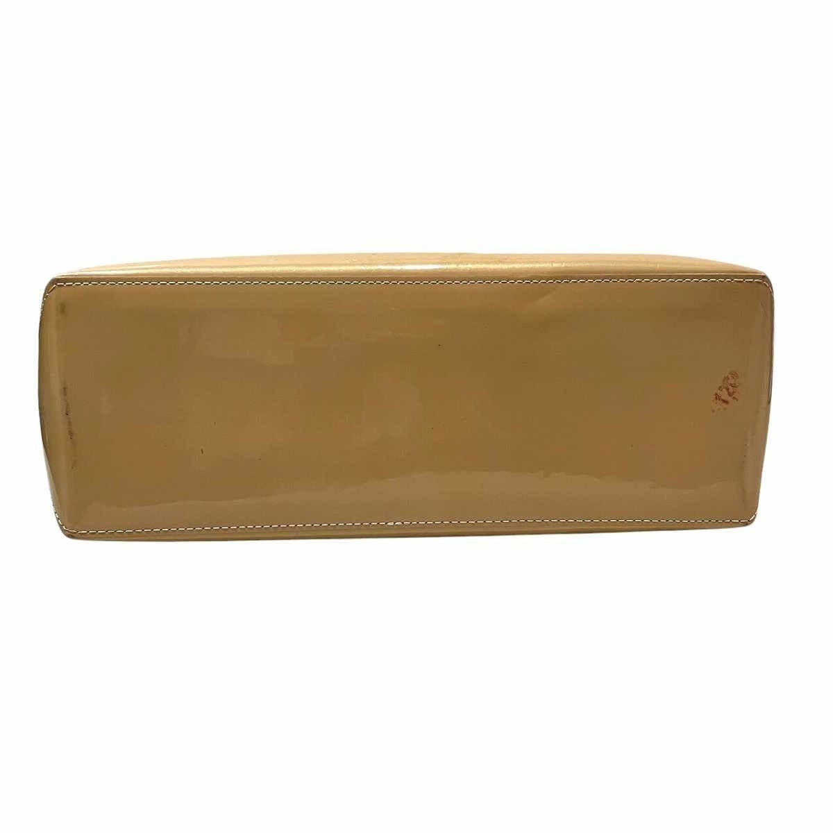 Louis Vuitton Yellow Vernis Handbag (Pre-Owned)
