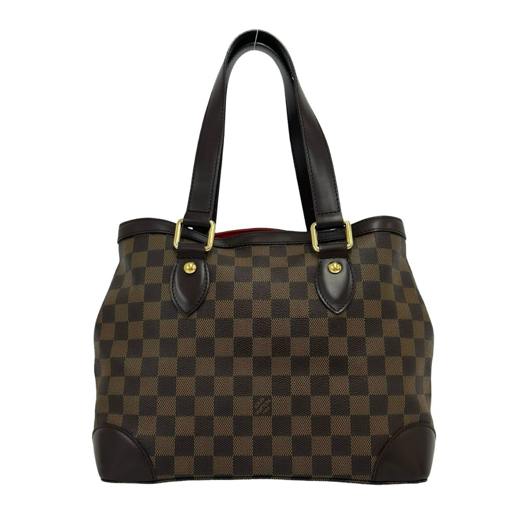 Louis Vuitton Brown Leather Pvc Handbag (Pre-Owned)