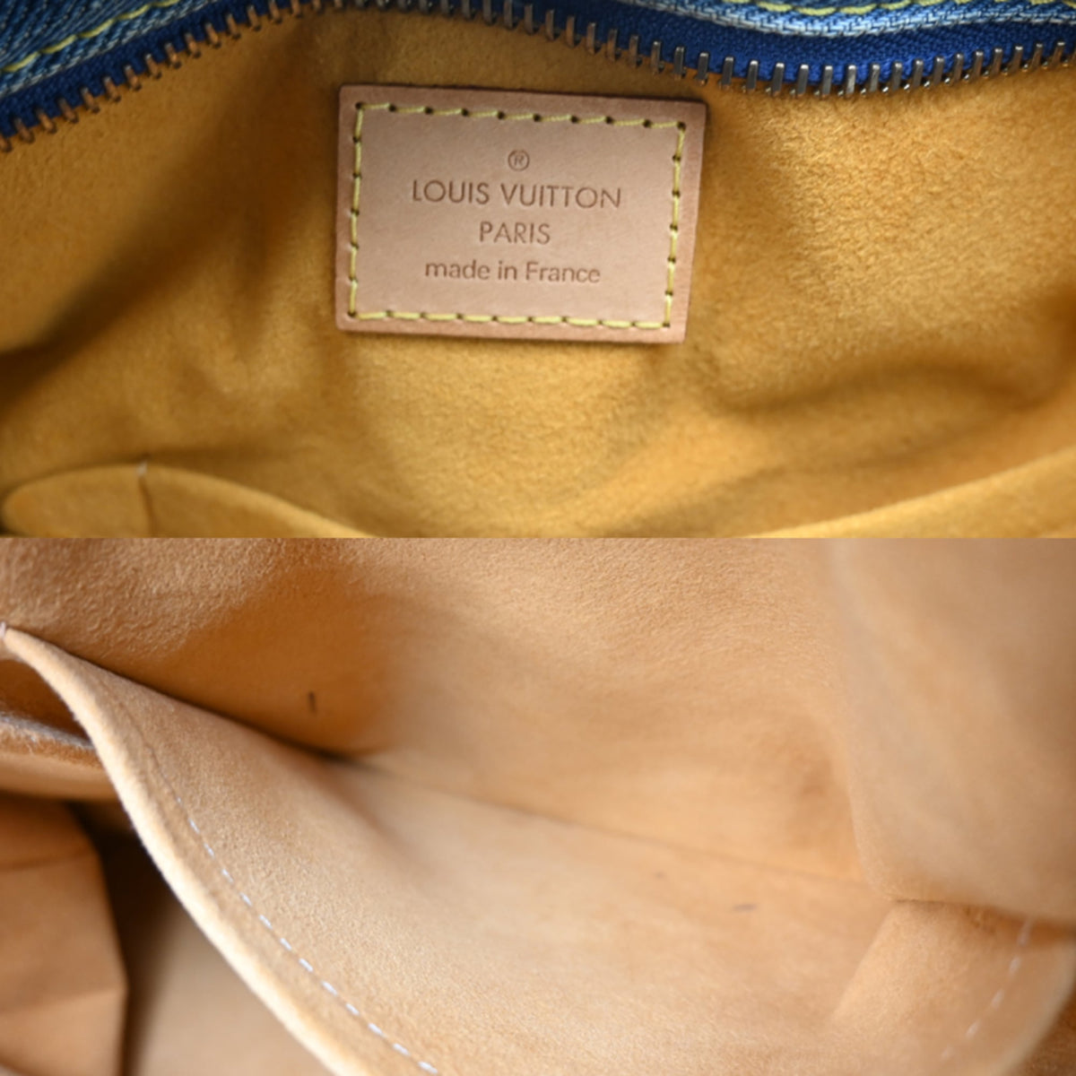 Louis Vuitton Blue Monogram Denim Tote Bag (Pre-Owned)