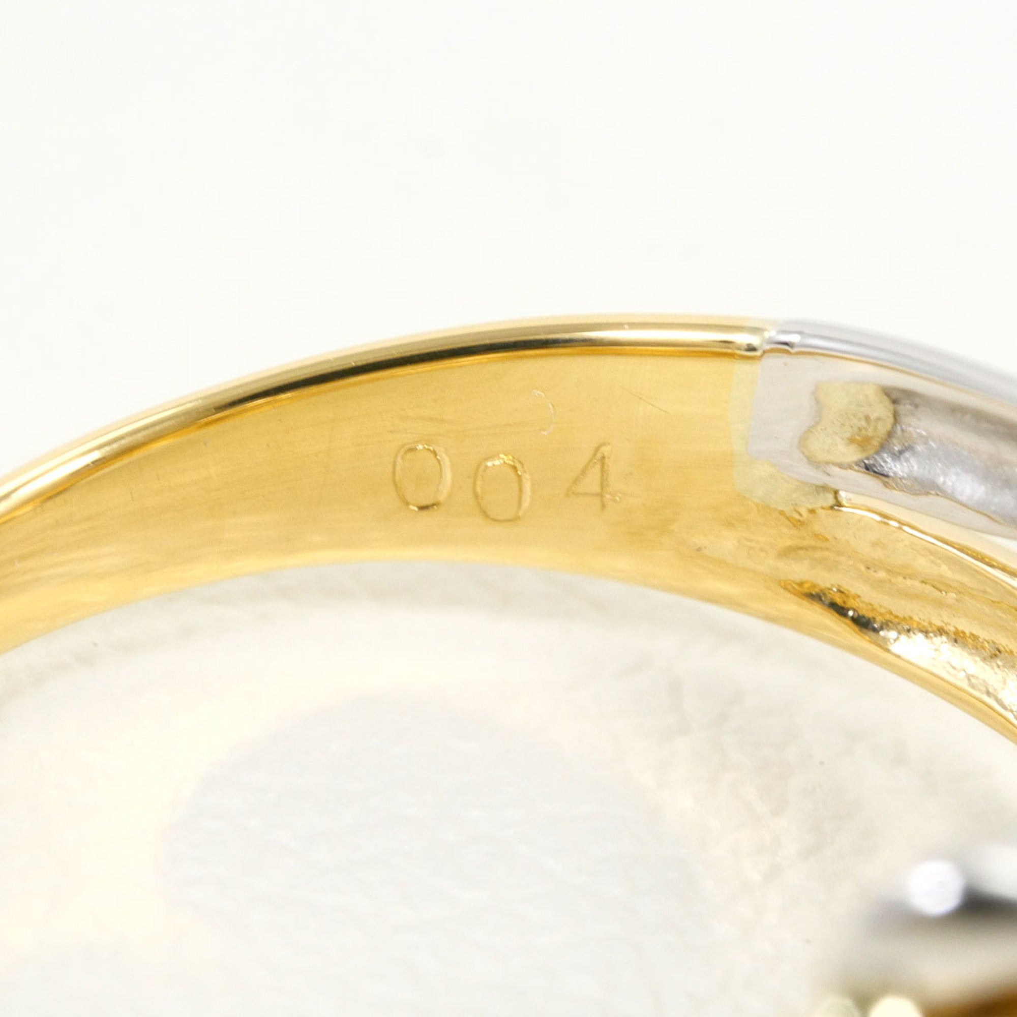 Unbranded Platinum Yellow Gold Yellow Gold (18K) Platinum 900 Band Ring (Pre-Owned)