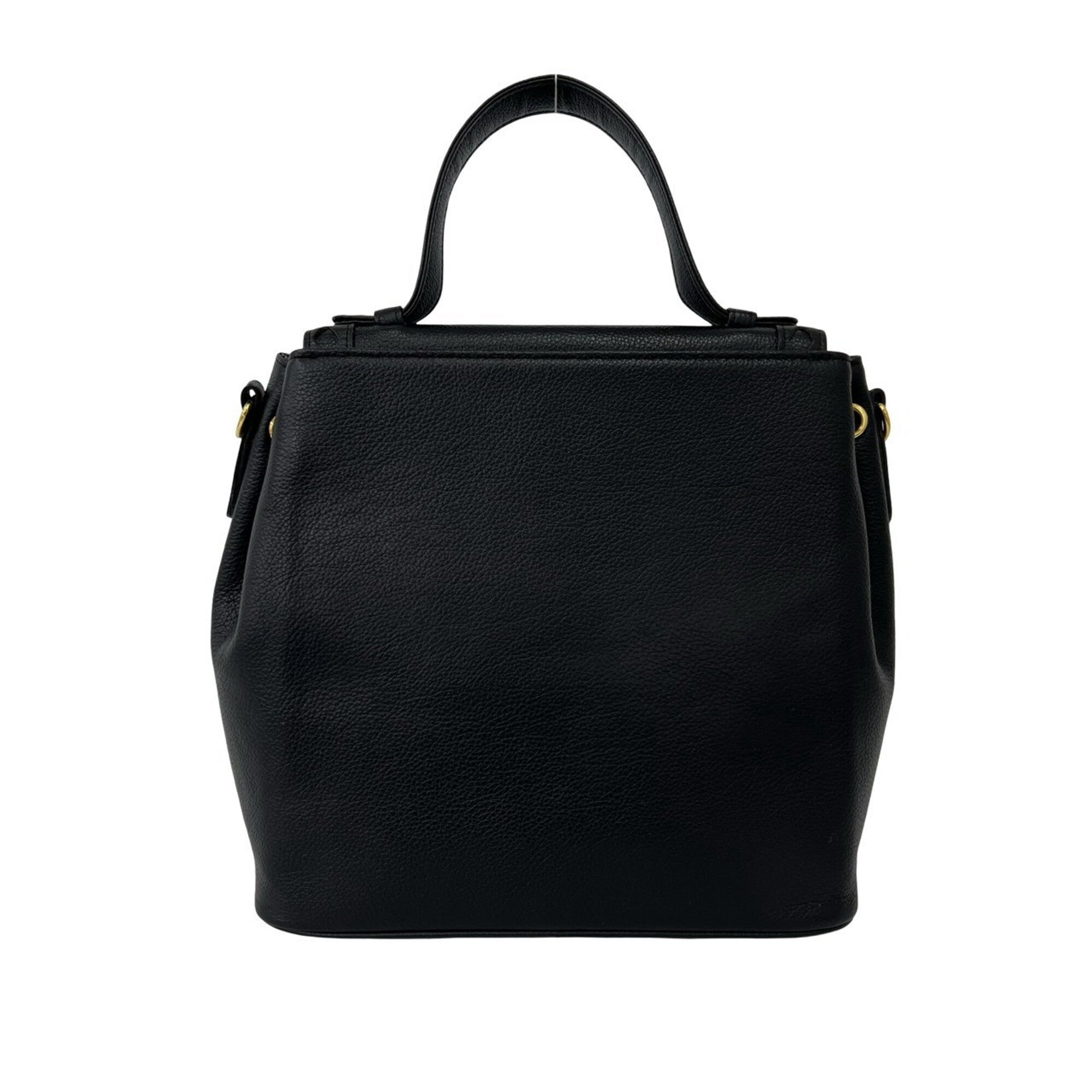 Yves Saint Laurent Black Leather Shoulder Bag (Pre-Owned)