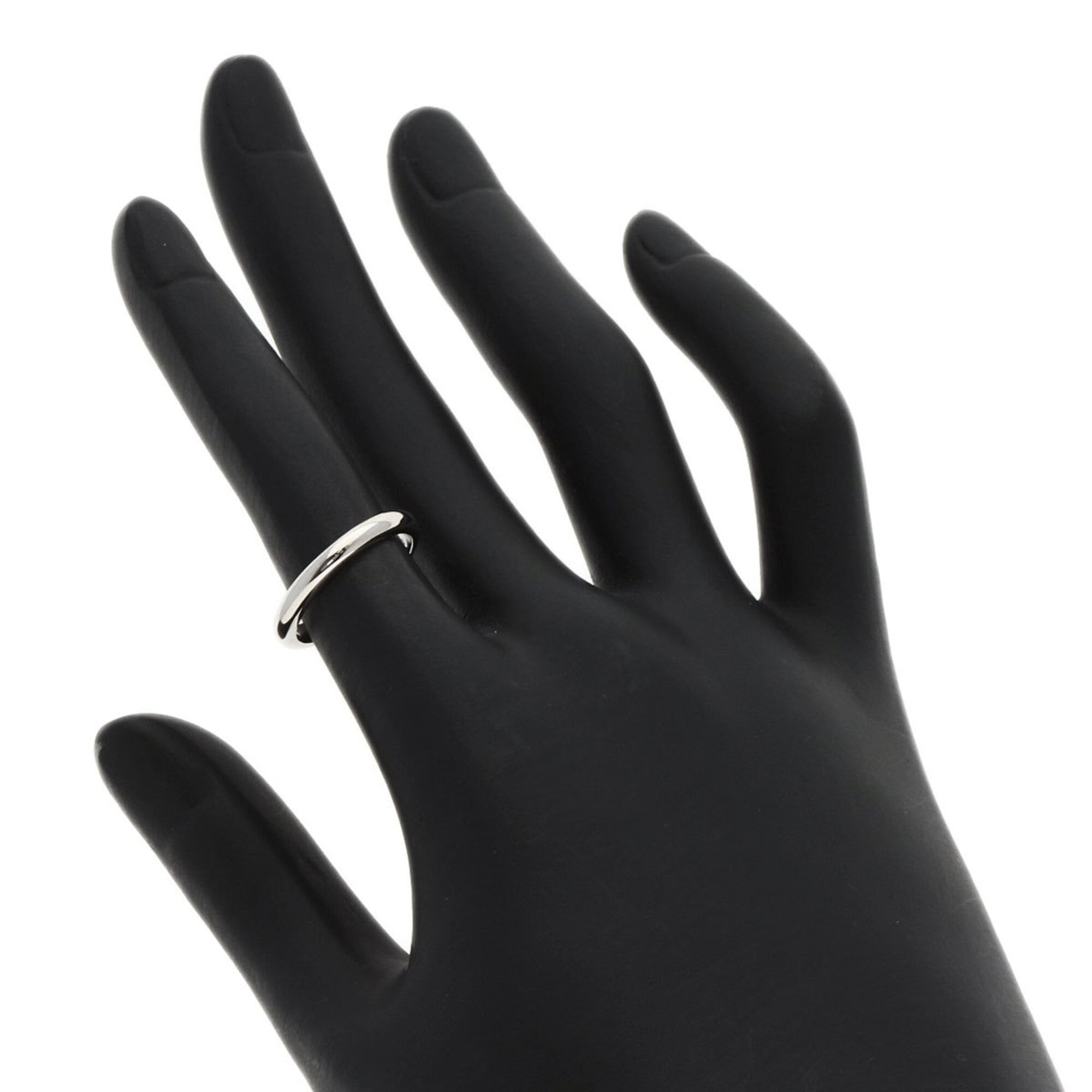 Bvlgari Platinum Platinum 950 Band Ring (Pre-Owned)