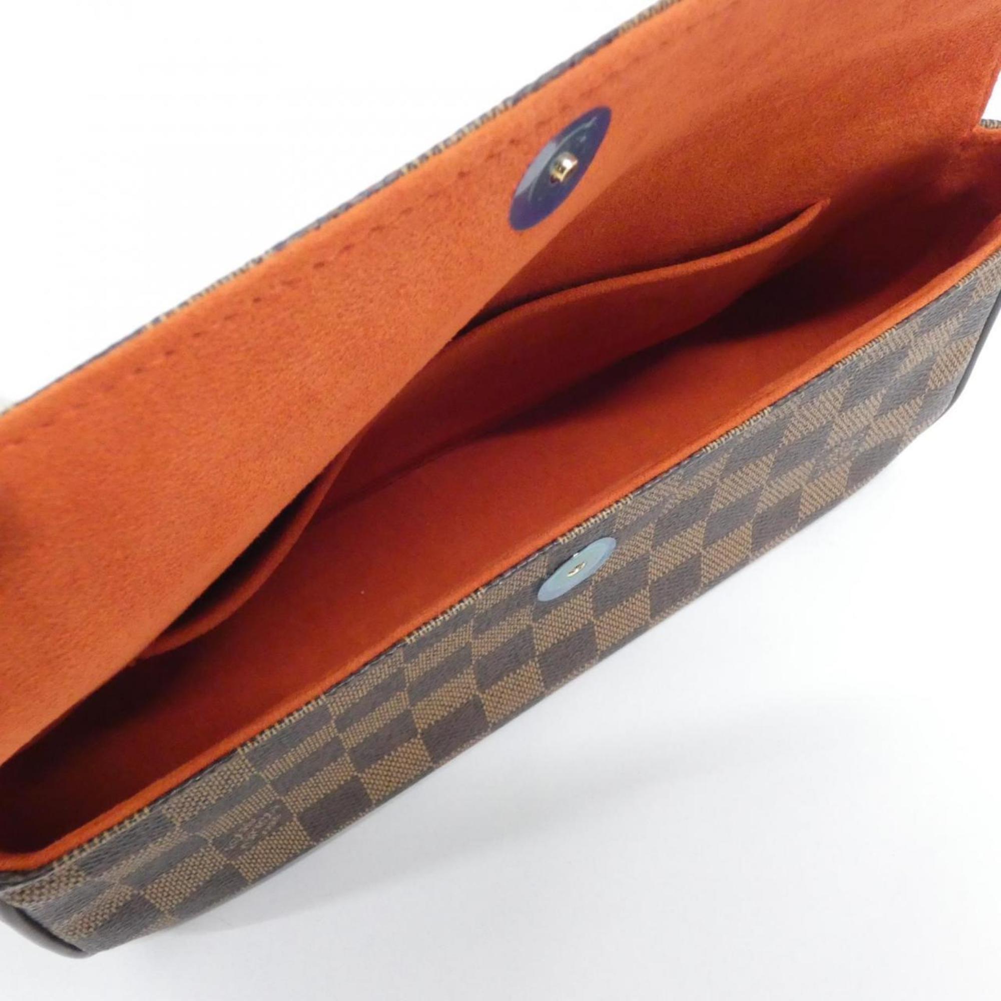 Louis Vuitton Ebene Coated Canvas Shoulder Bag (Pre-Owned)