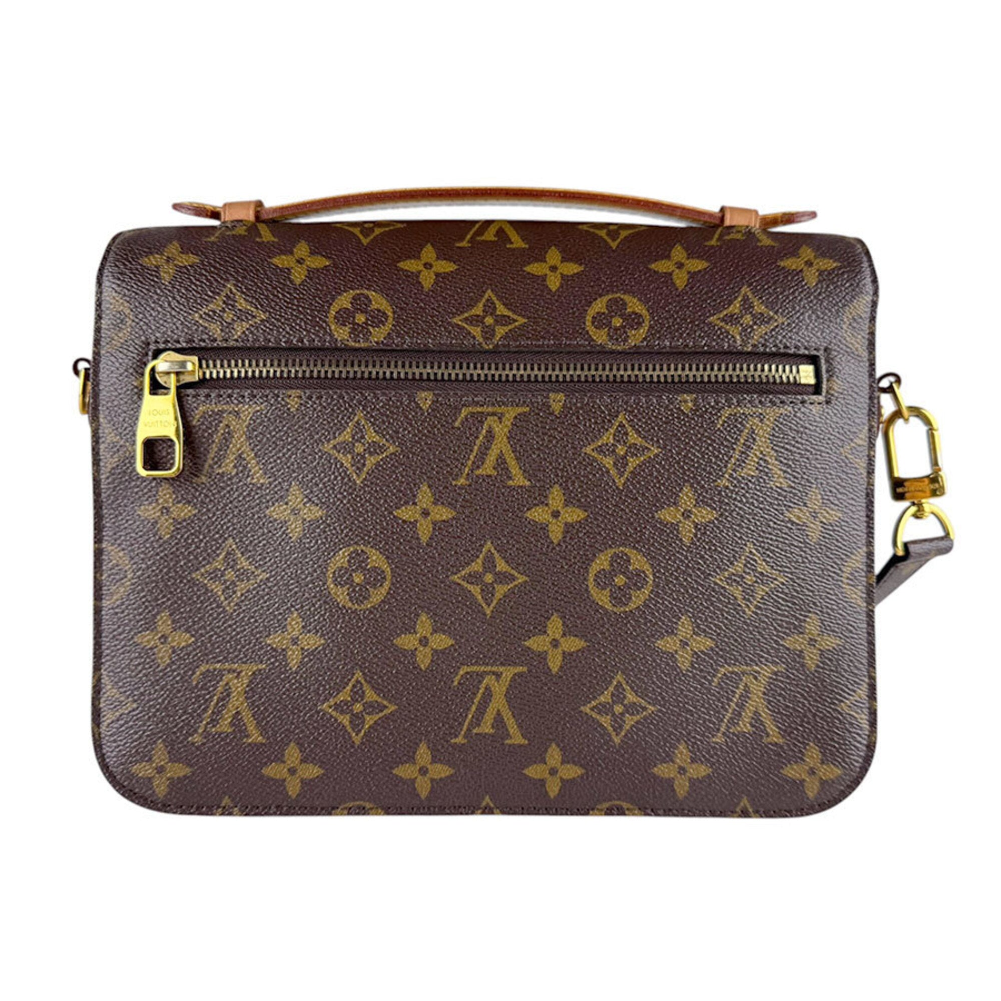 Louis Vuitton Brown Monogram Monogram Pochette Shoulder Bag (Pre-Owned)