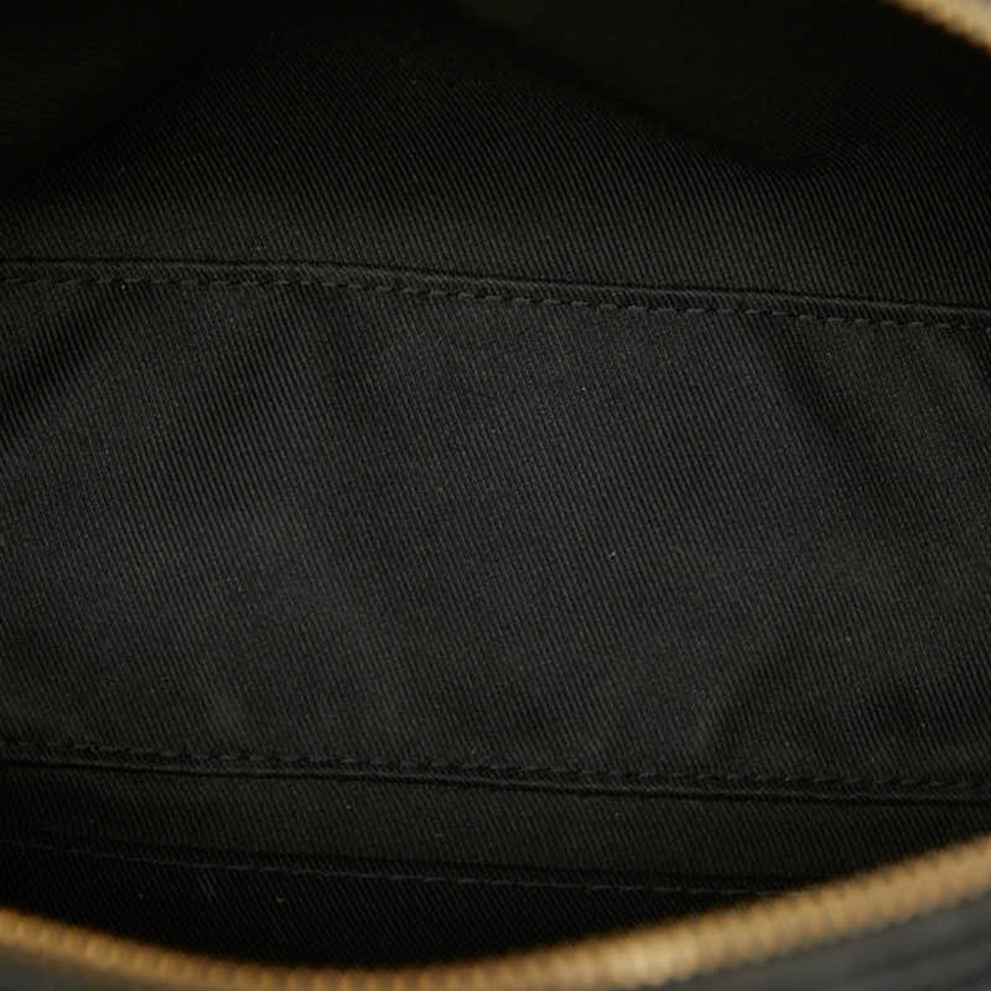 Louis Vuitton Black Noir Leather Shoulder Bag (Pre-Owned)