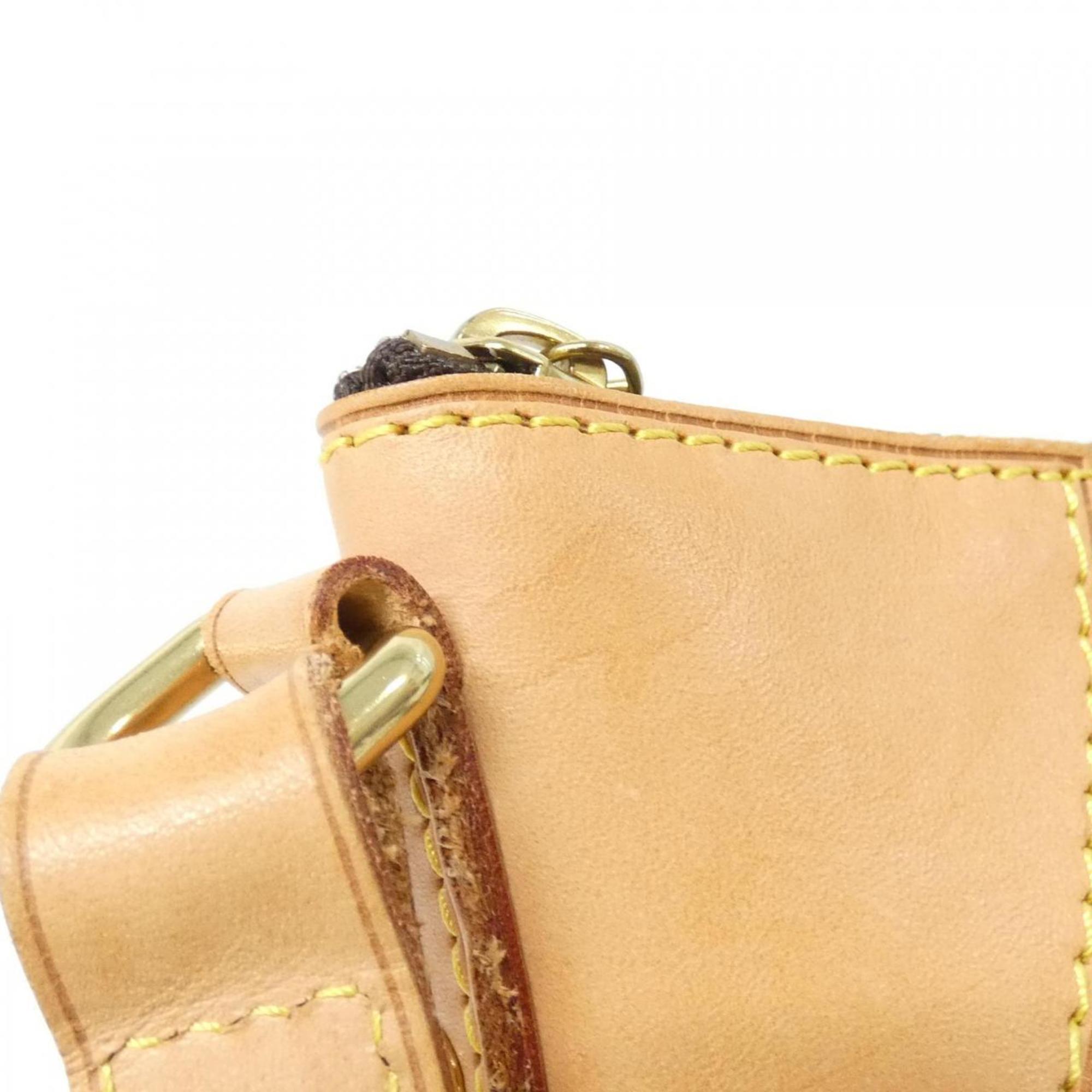 Louis Vuitton Marron Coated Canvas Shoulder Bag (Pre-Owned)