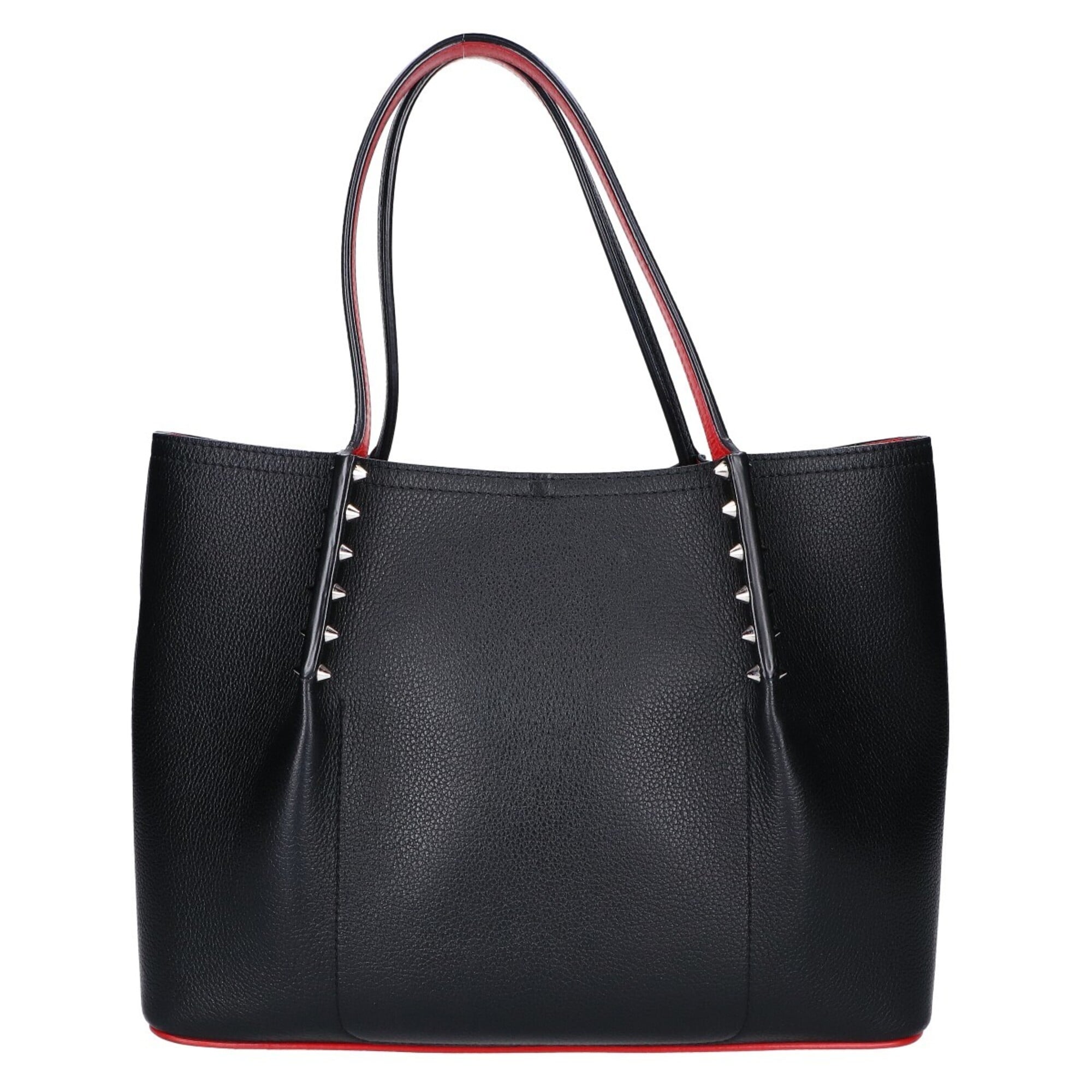Christian Louboutin Black Leather Tote Bag (Pre-Owned)