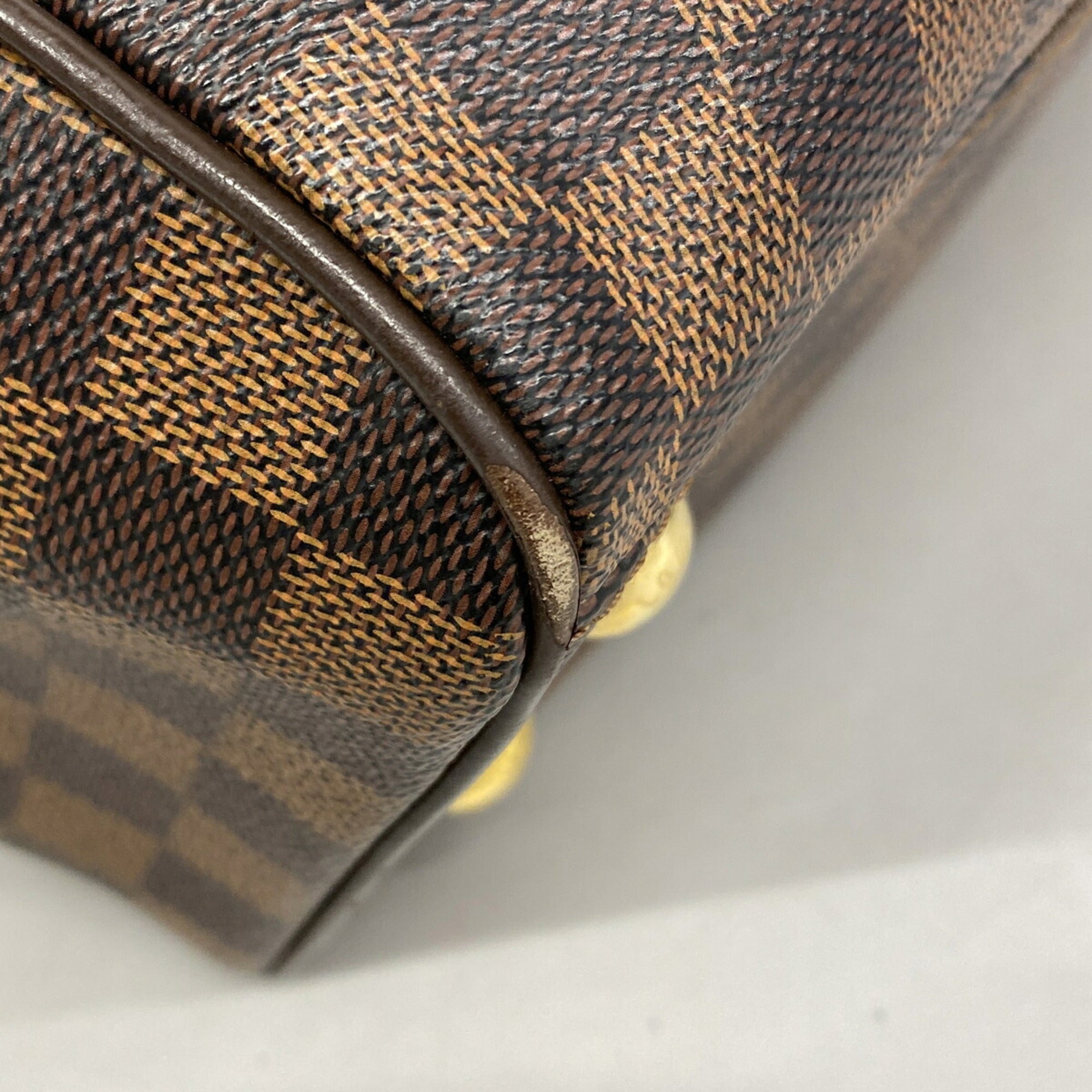 Louis Vuitton Ebene Handbag (Pre-Owned)